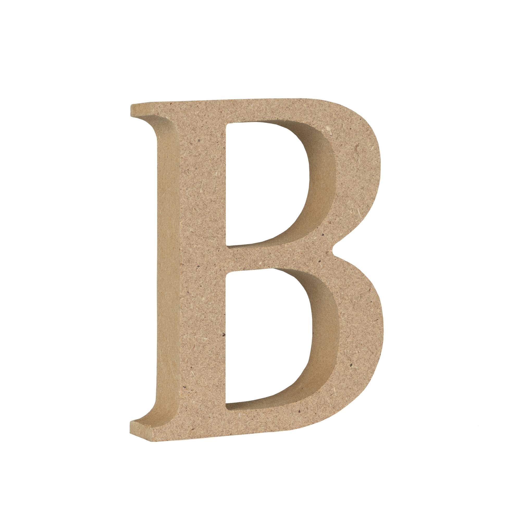 MDF Wooden Letter B 8cm