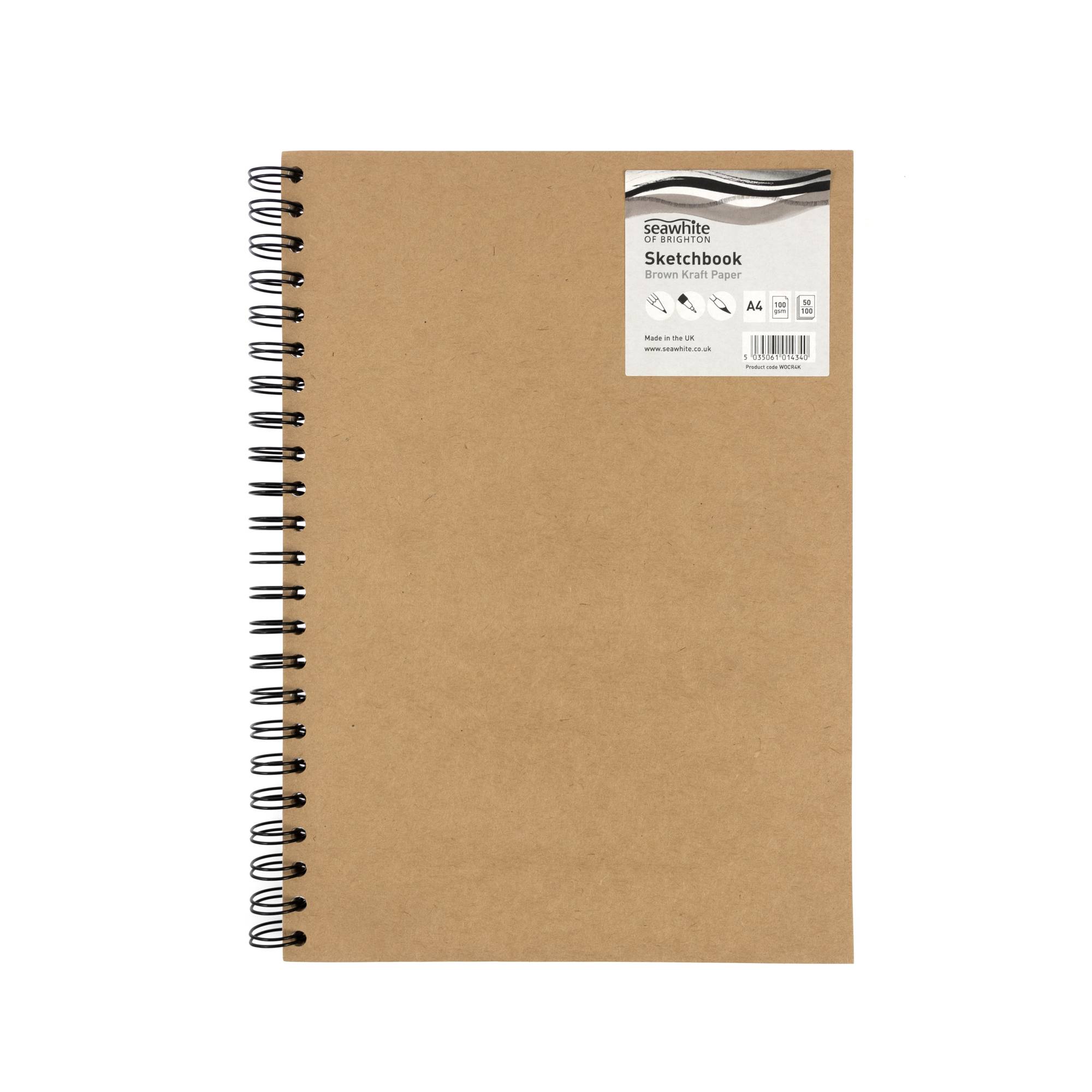 Seawhite A4 Portrait Eco Kraft Sketchbook | Hobbycraft