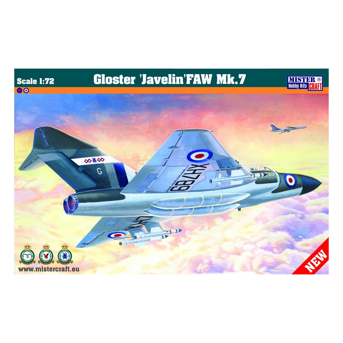 MisterCraft Gloster Javelin FAW Mk.7 Model Kit 1:72 | Hobbycraft