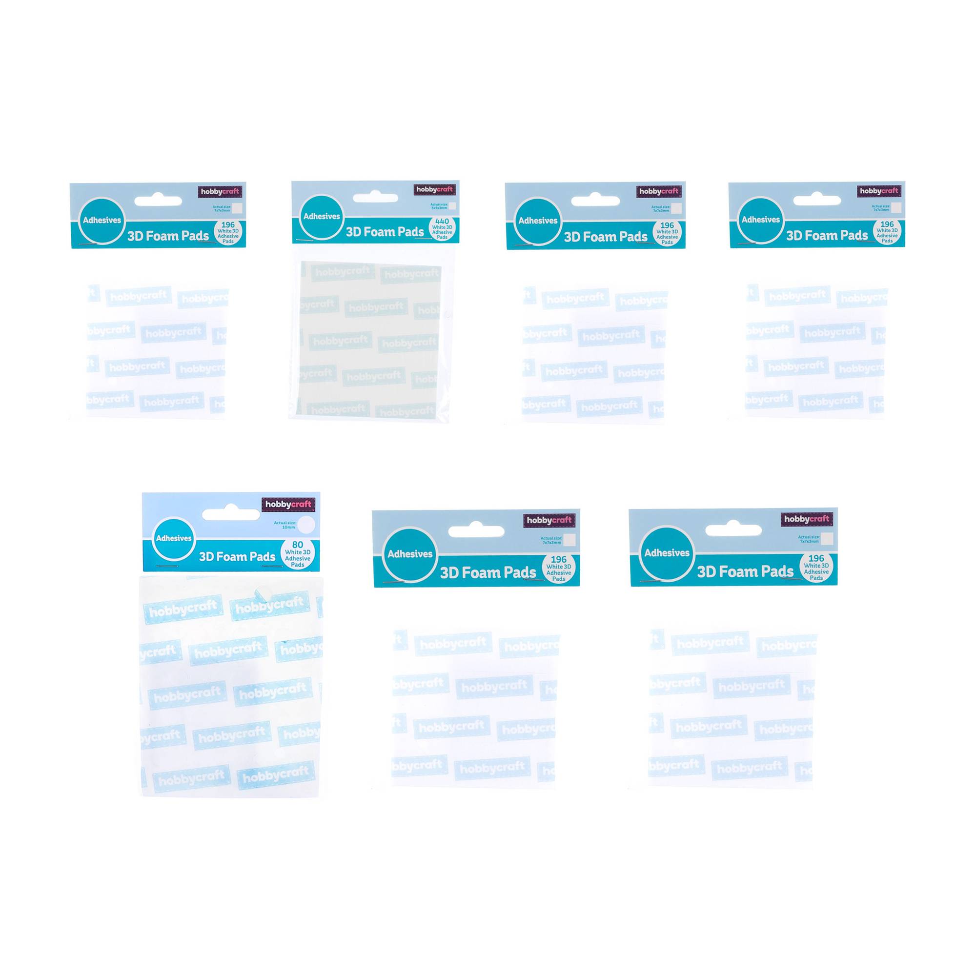 Adhesive Foam Pad 8 Pack Bundle | Hobbycraft