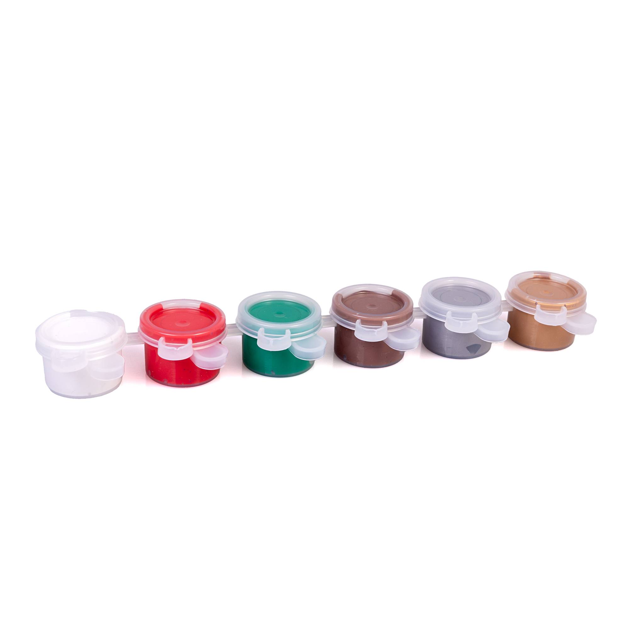 Glitter Acrylic Paints 12ml 12 Pack