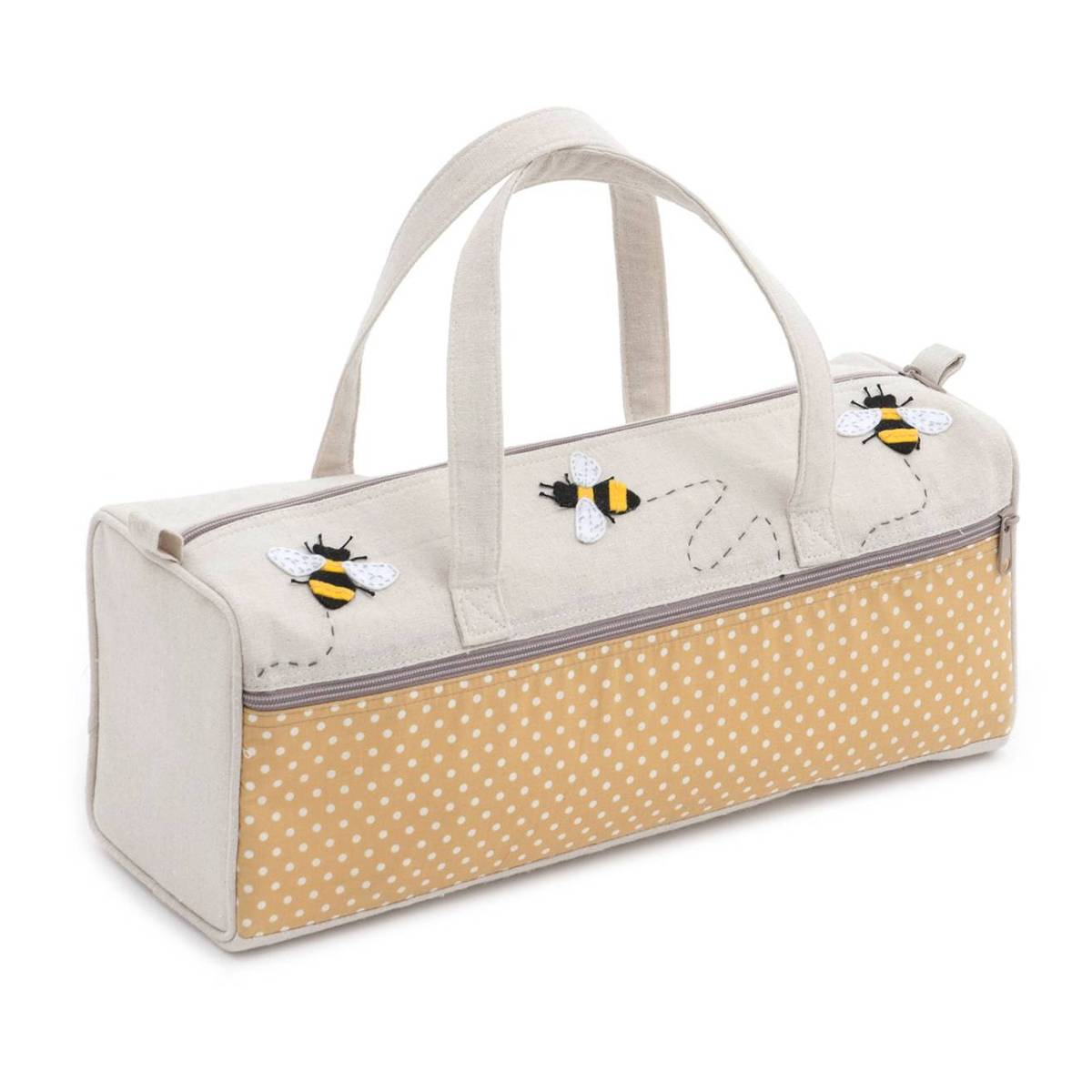 Bumble Bee Applique Knitting Bag Hobbycraft