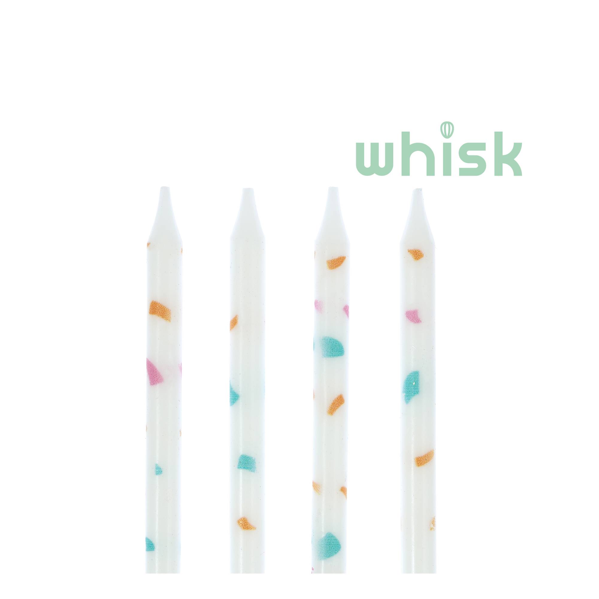 Whisk Tall Terrazzo Candles 24 Pack | Hobbycraft