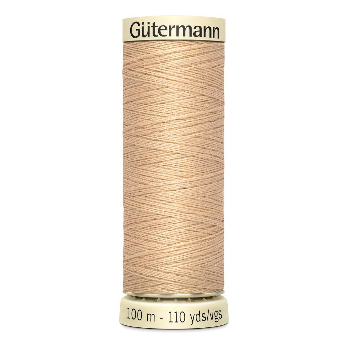 Gutermann Beige Sew All Thread 100m (421) | Hobbycraft