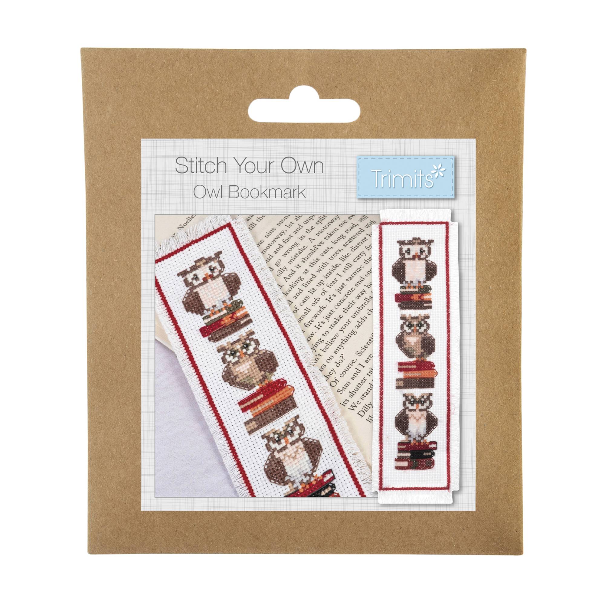 Trimits Owls Cross Stitch Bookmark Kit | Hobbycraft