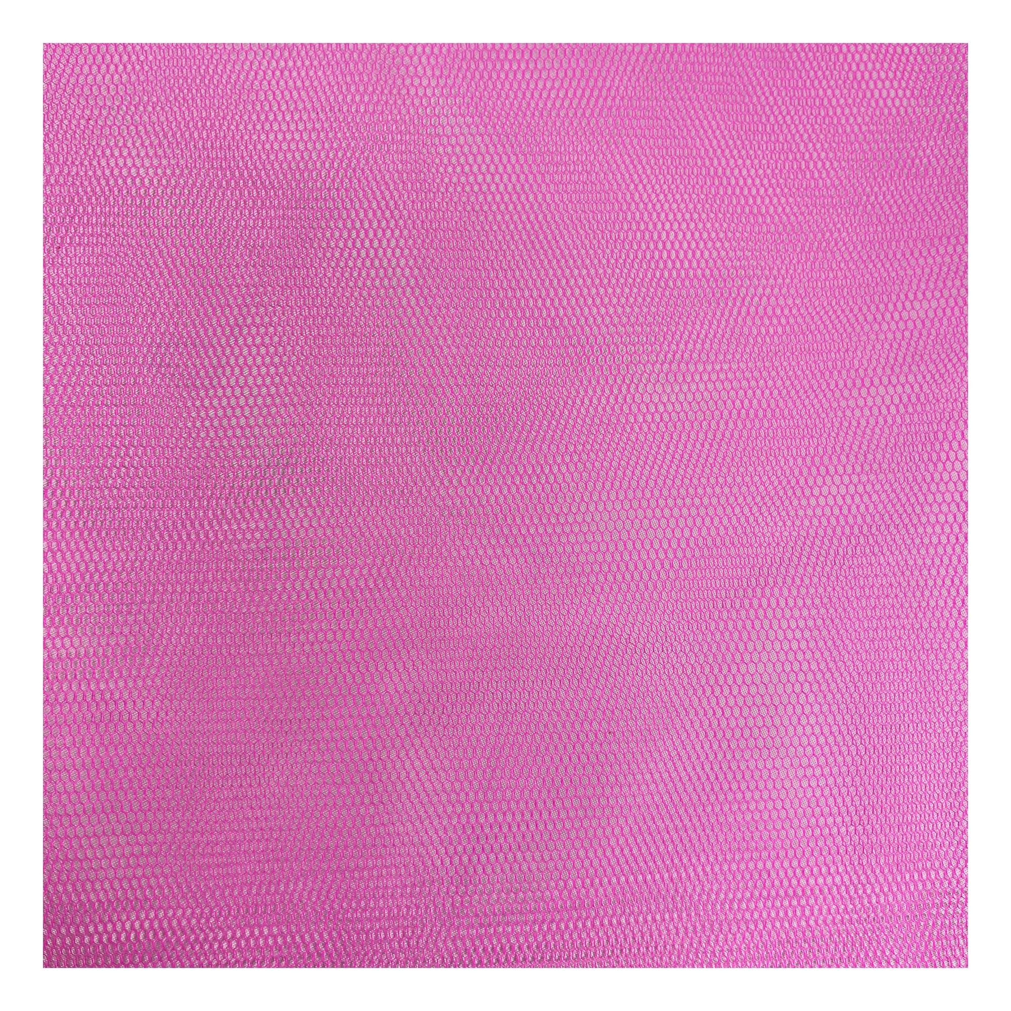 Fluorescent Pink Nylon Dress Net Fabric by the Metre | Hobbycraft