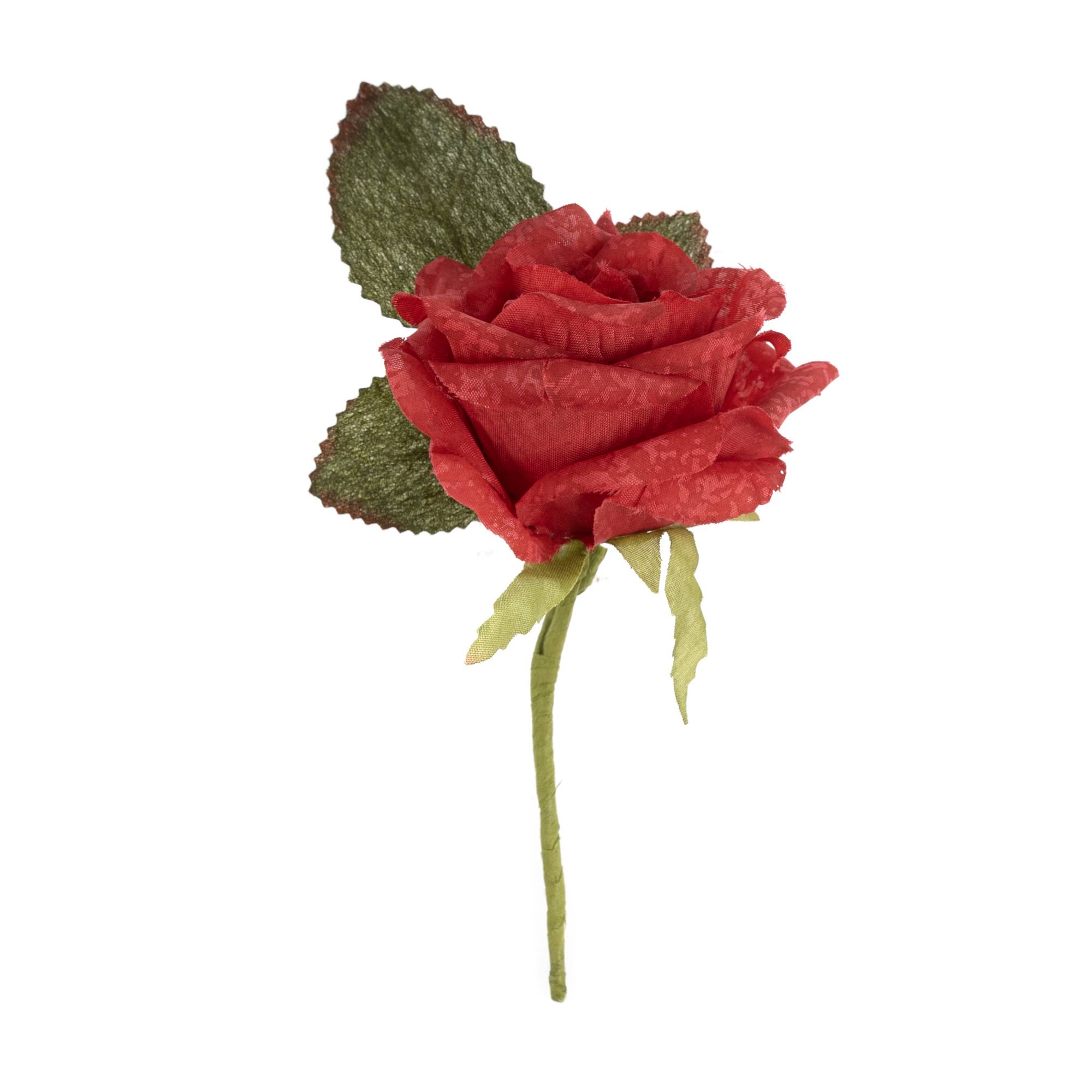 Single Red Rose Pick 20cm | Hobbycraft