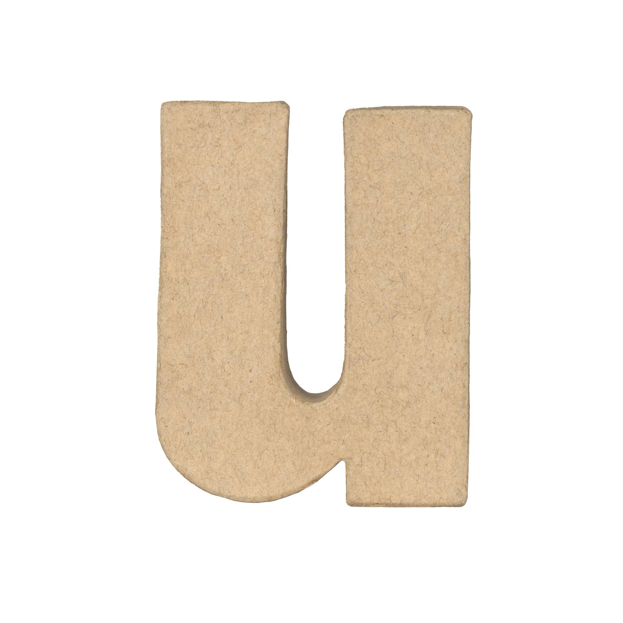 Lowercase Mini Mache Letter U | Hobbycraft