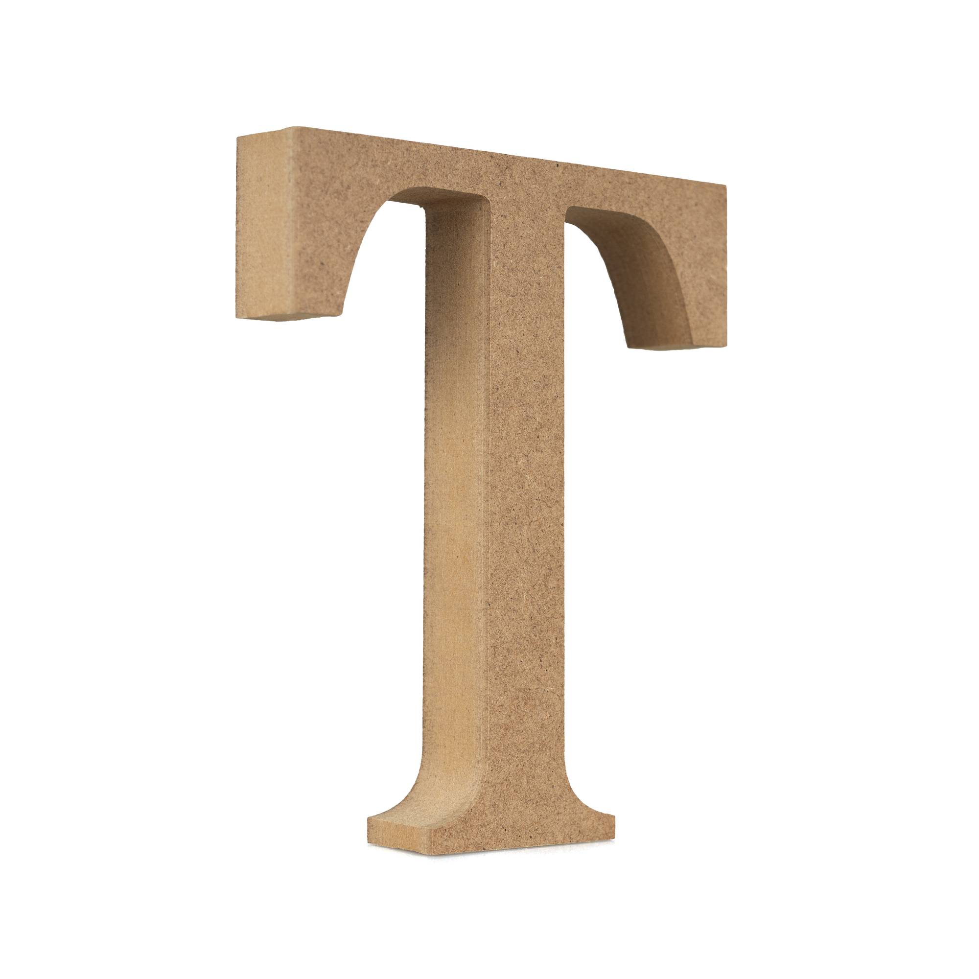 MDF Wooden Letter T 13cm | Hobbycraft