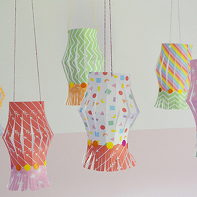 How to Make Patterned Paper Lanterns | Hobbycraft