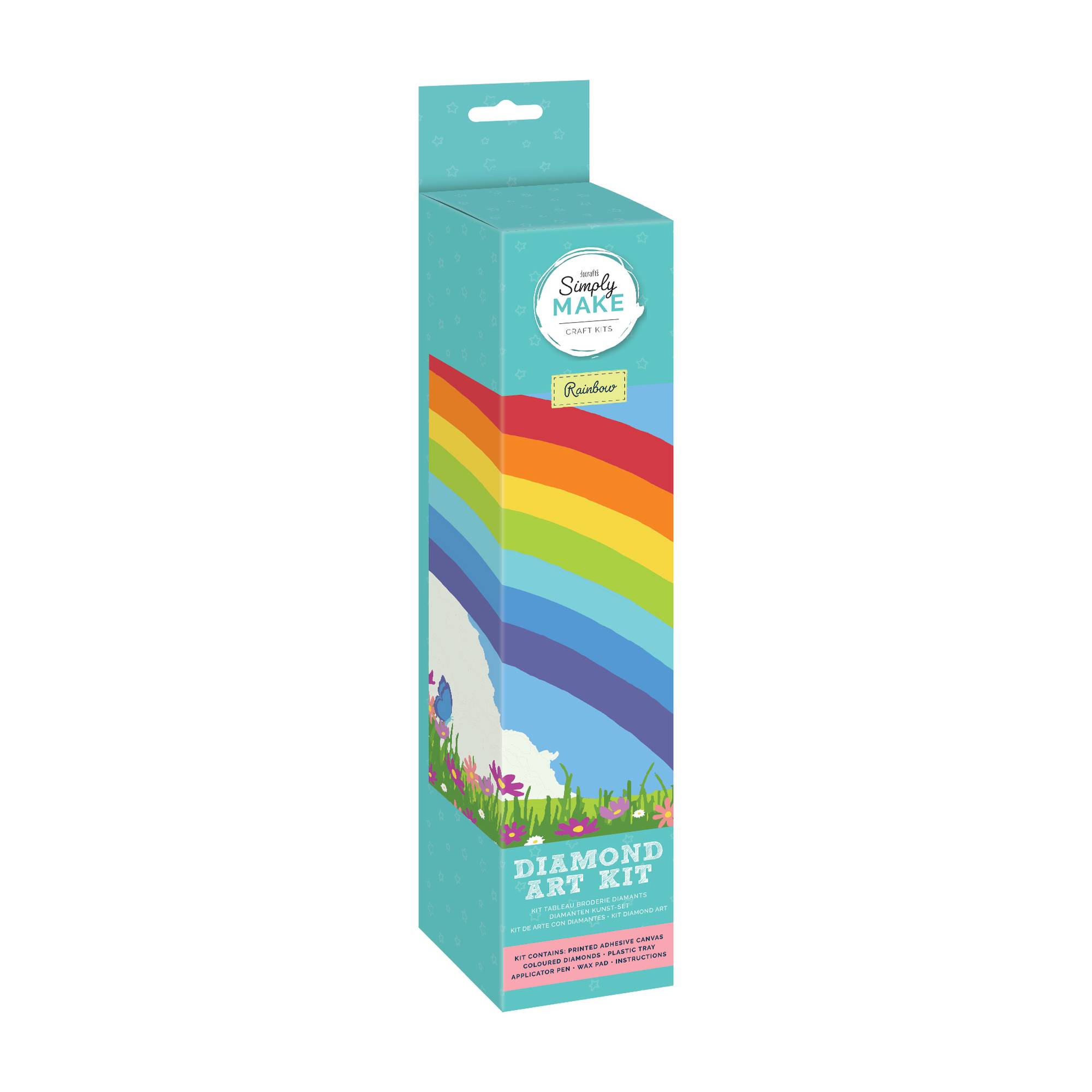 Simply Make Rainbow Diamond Art Kit A3 | Hobbycraft