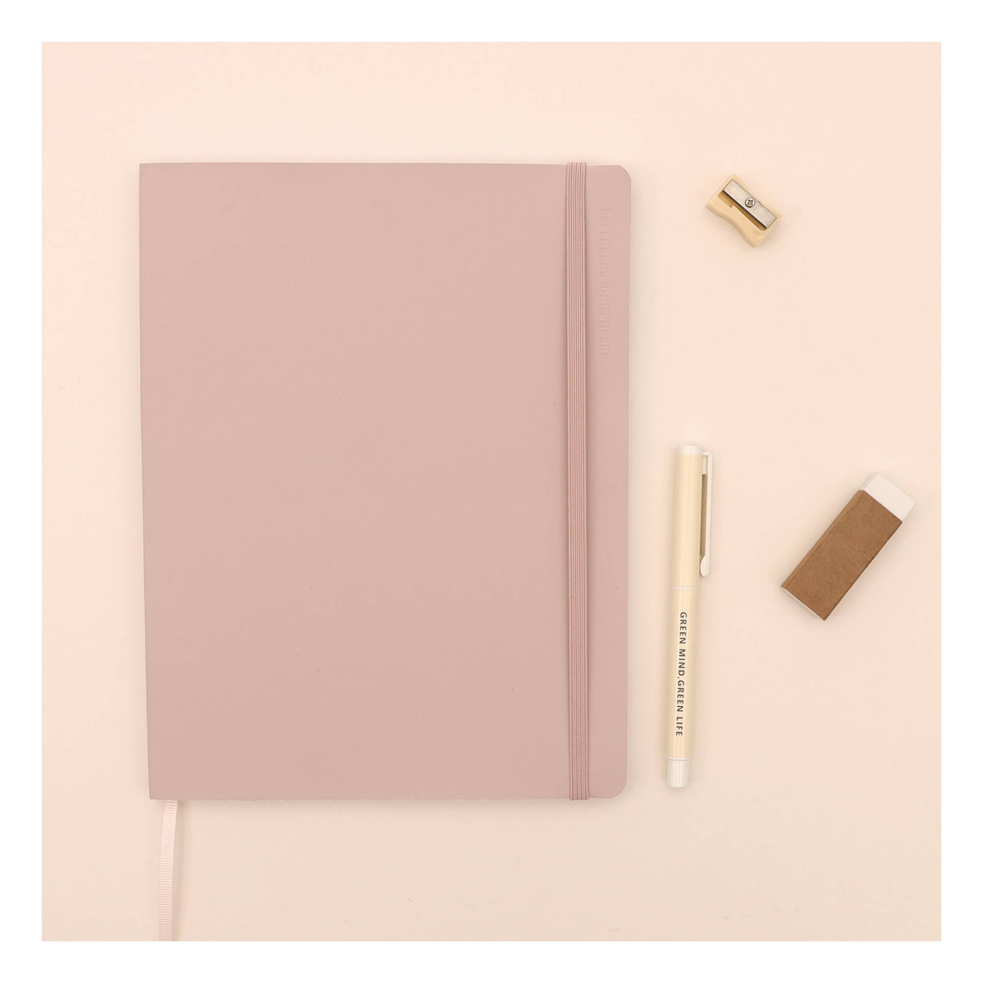 Pink Eco Notebook 19cm X 25cm 