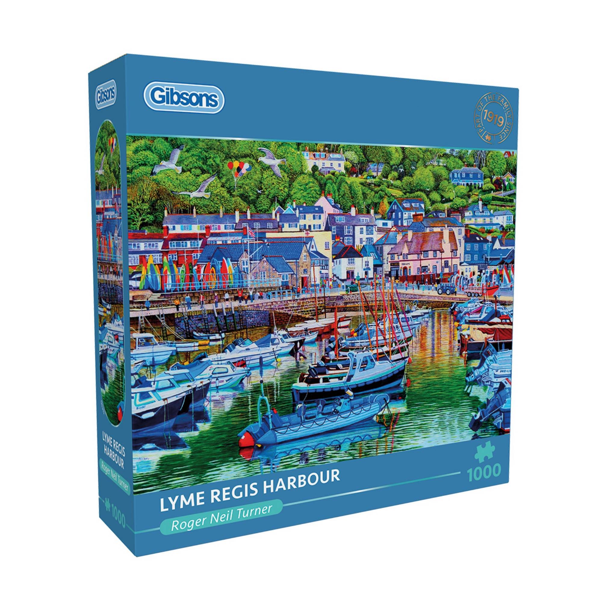 Gibsons Lyme Regis Jigsaw Puzzle 1000 Pieces | Hobbycraft