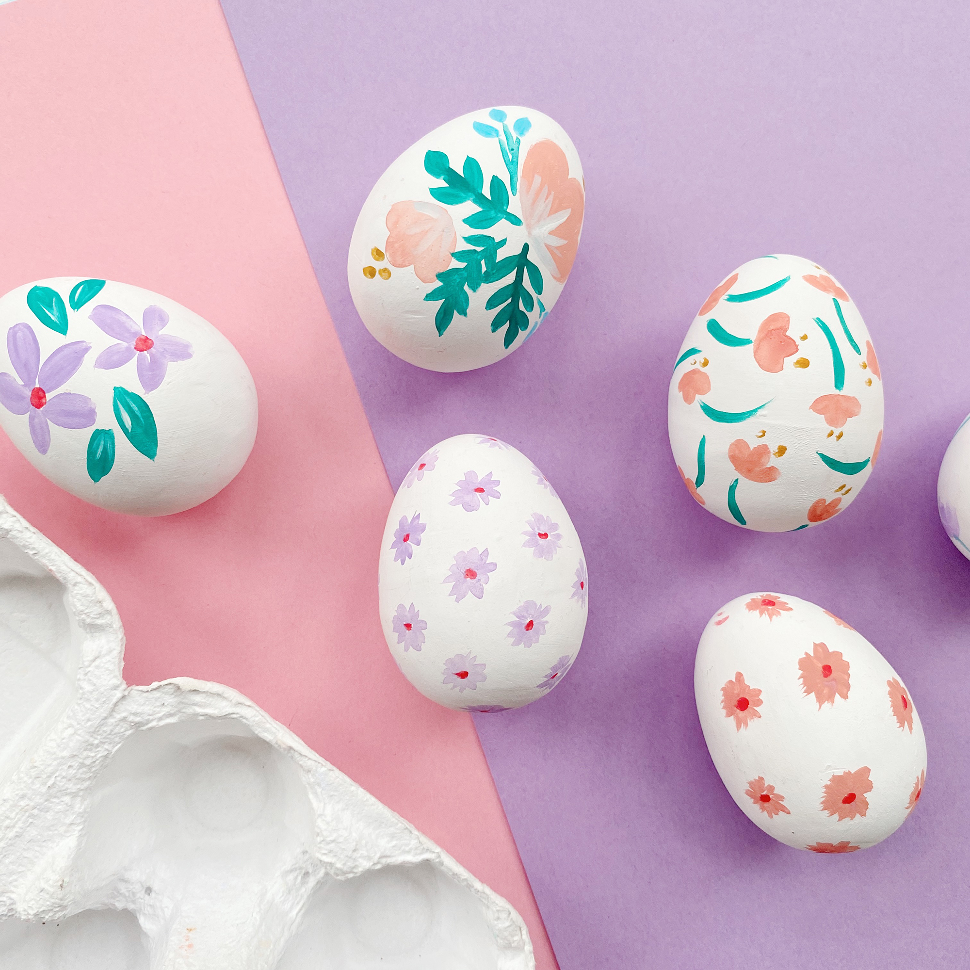 How to Make Floral Painted Eggs | Hobbycraft
