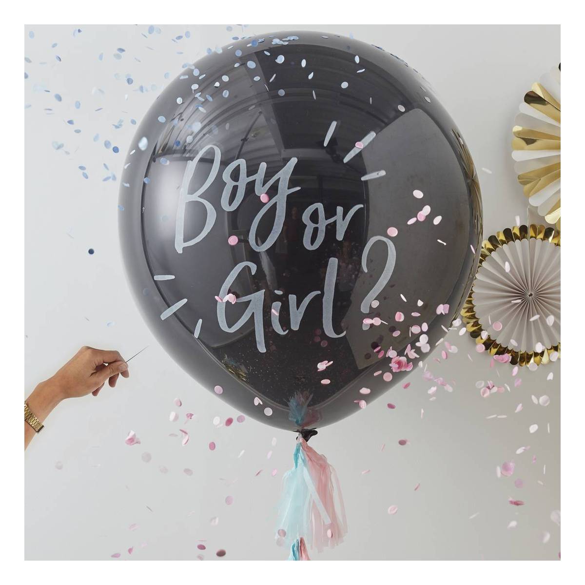 Ginger Ray Oh Baby Gender Reveal Balloon Kit | Hobbycraft