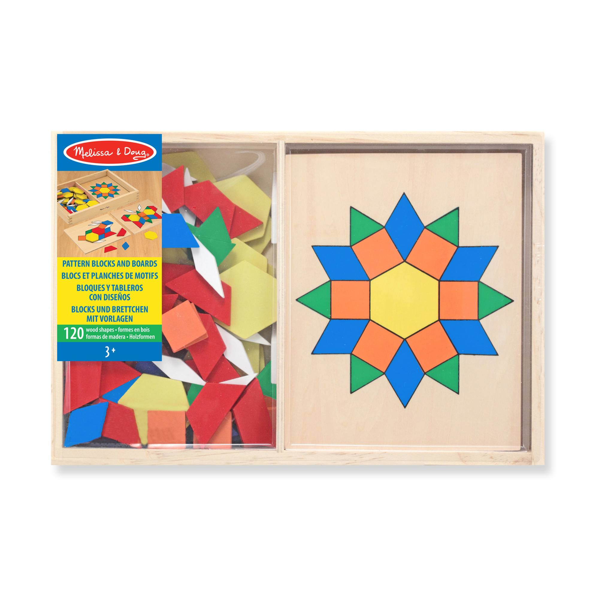 Melissa Doug Pattern Blocks And Boards Hobbycraft