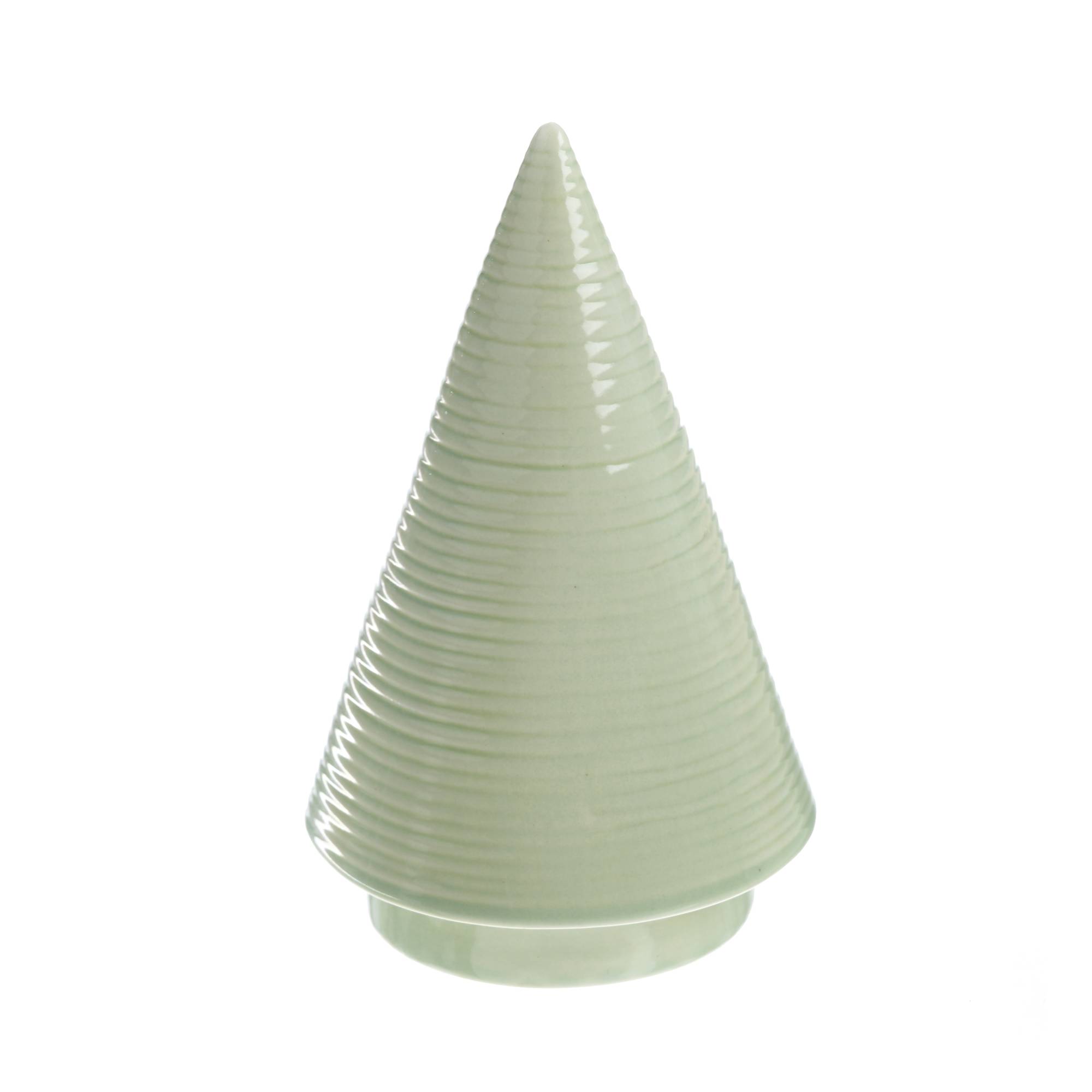 Green Glaze Ceramic Cone Tree 15cm Hobbycraft