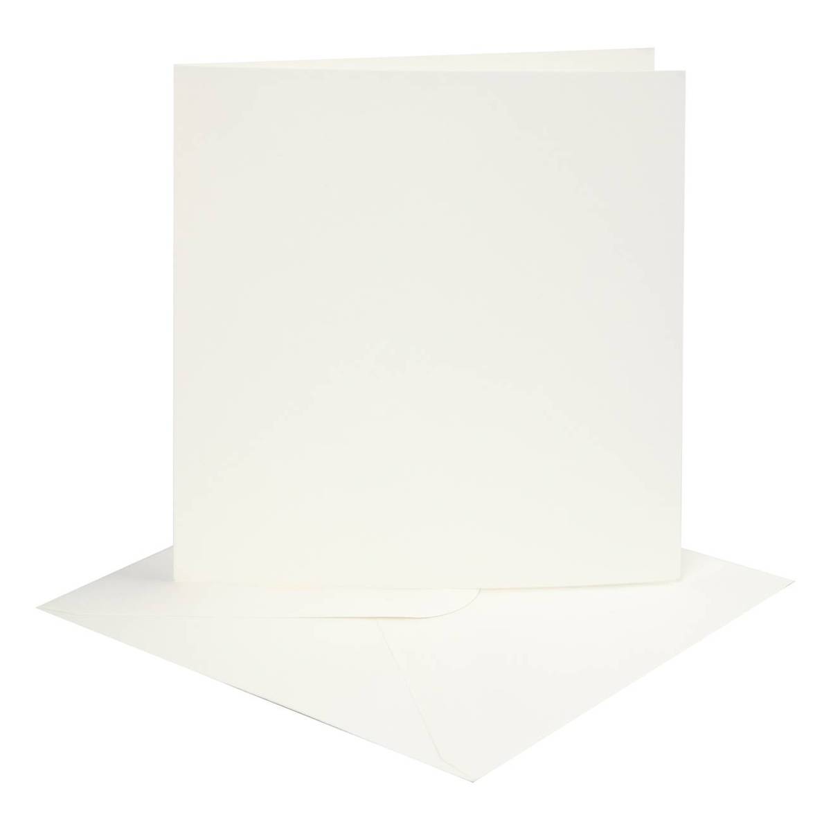 Off White Cards and Envelopes 6 x 6 Inches 4 Pack | Hobbycraft