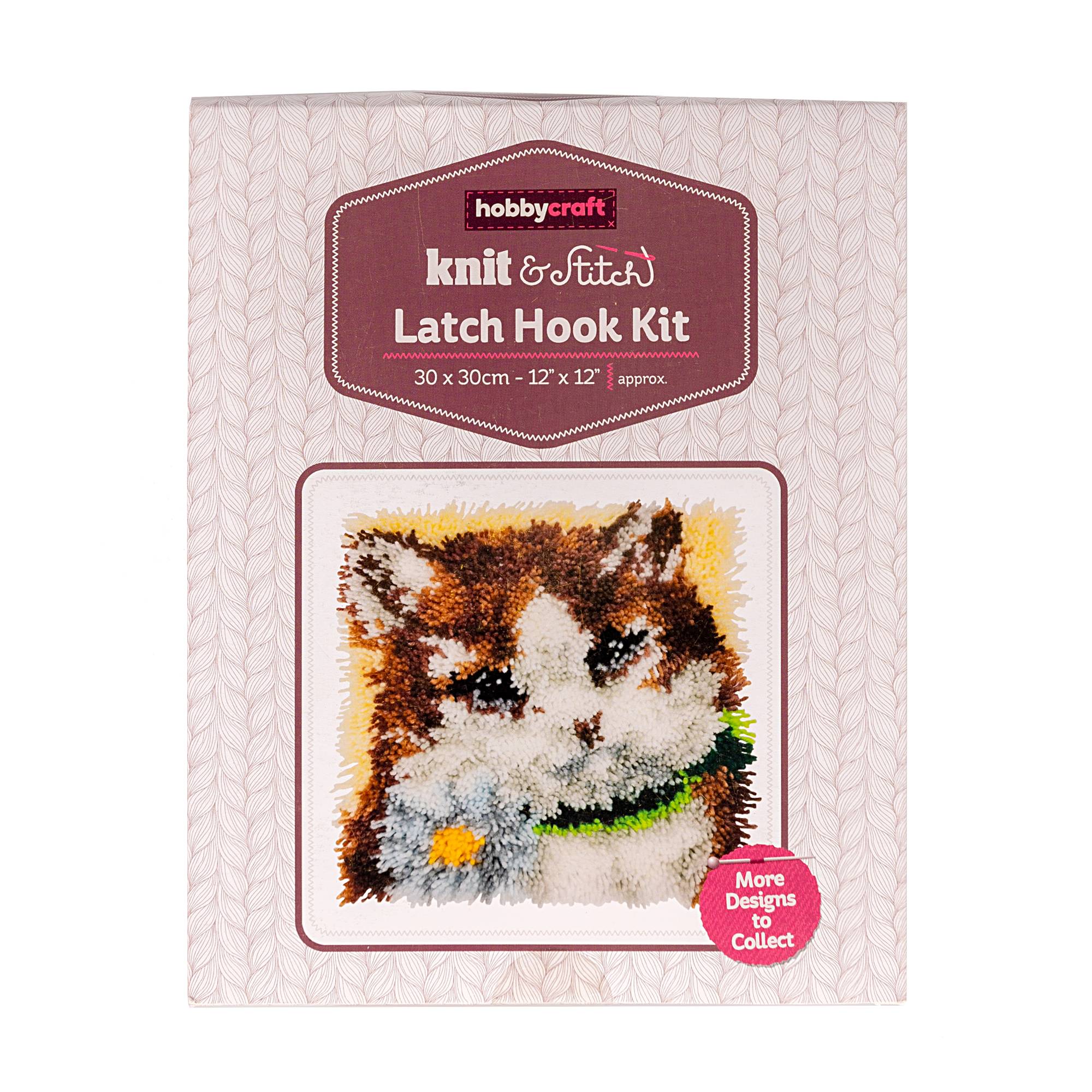 Hobbycraft Cat Latch Hook Kit