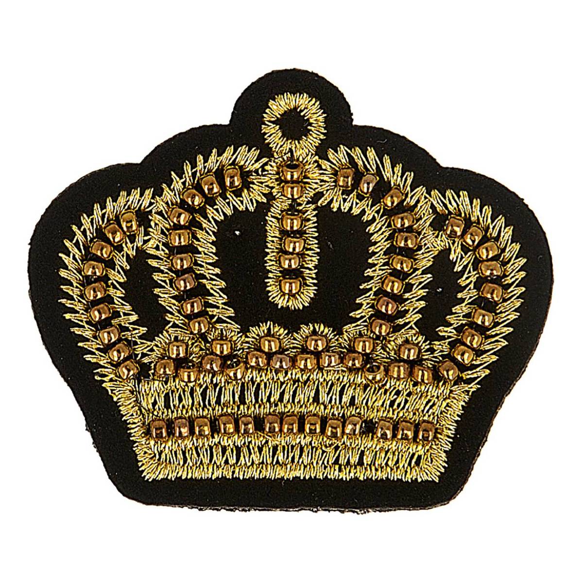 Patch Iron Jacket Crown, King Crown Iron Patch