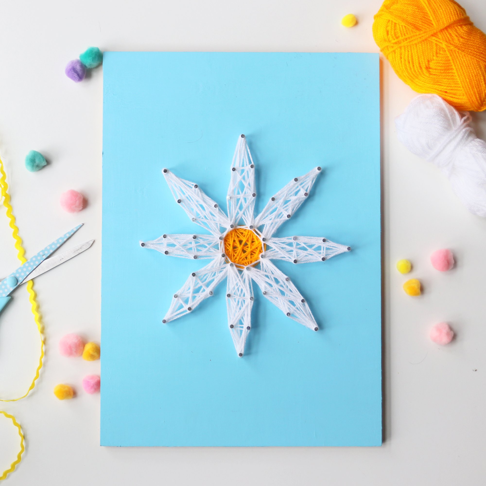 DIY Sunflower String Art Kit – Lil Bits of Mona
