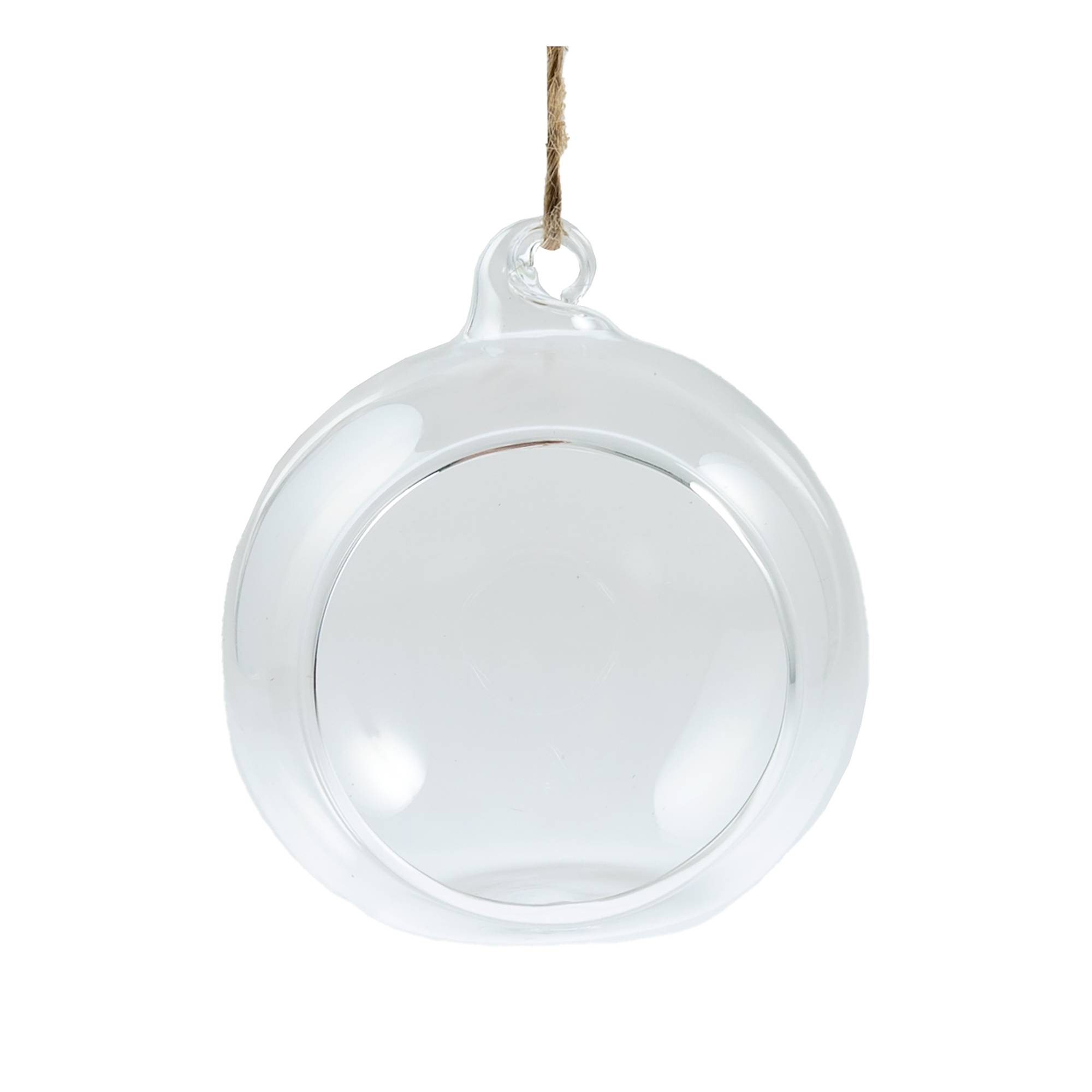 Round Fillable Glass Bauble 8cm | Hobbycraft