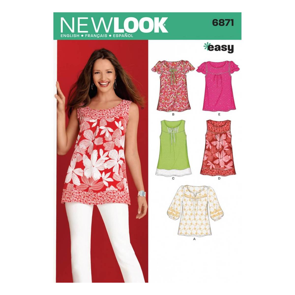 New Look Women's Top Sewing Pattern 6871 | Hobbycraft