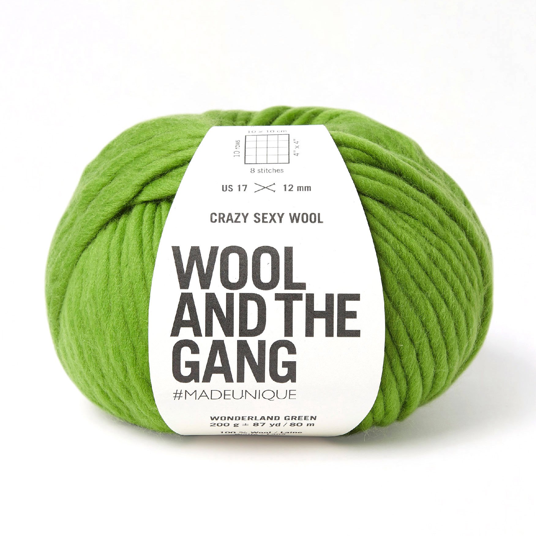 Wool And The Gang Wonderland Green Crazy Sexy Wool 200g Hobbycraft