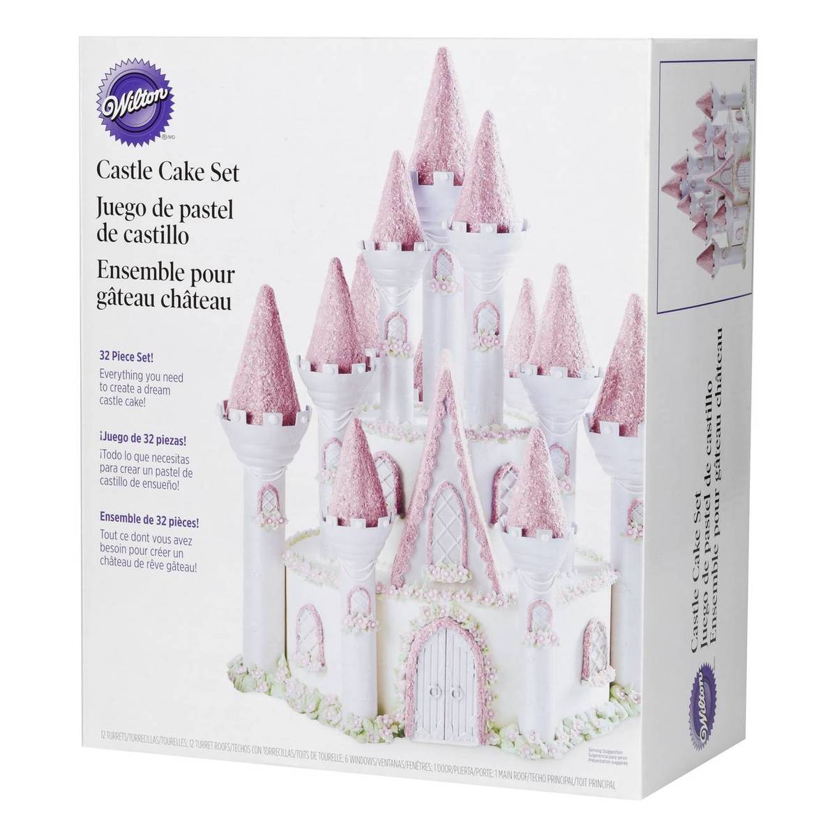 Dolls House Cakes and Slices - Dolls House Miniature 3 Tier Princess Castle  Cake | Product Code 11666 | Price From 0.00