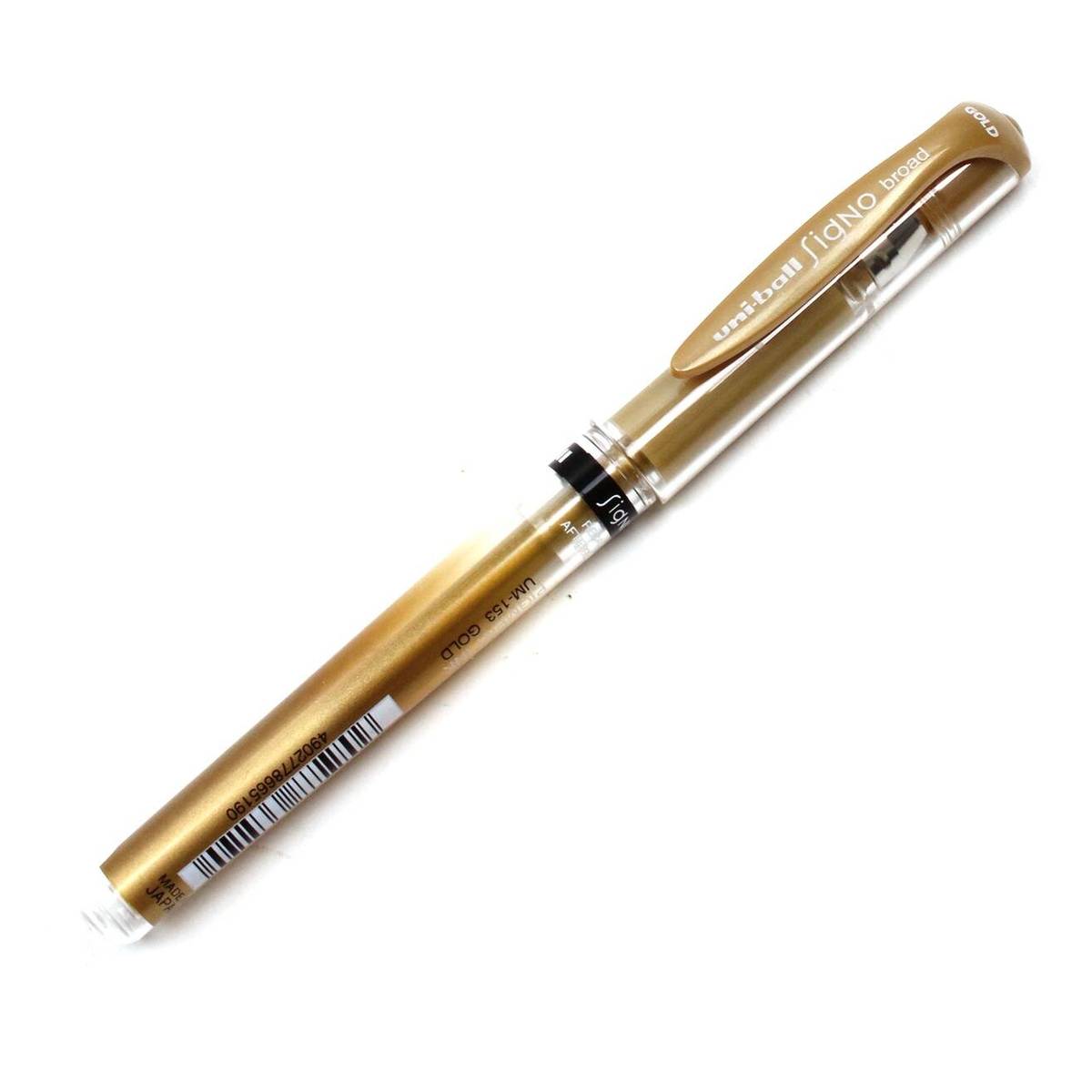 Uni-ball Signo Broad Gel Pen - Gold Ink - Japanese Kawaii Pen Shop - Cutsy  World