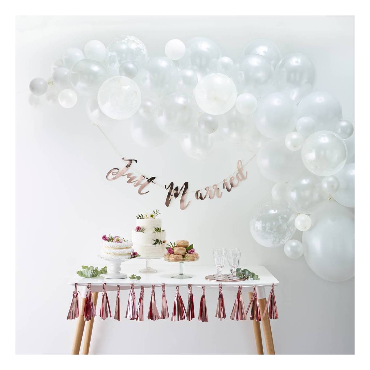 Ginger Ray White Balloon Arch Kit | Hobbycraft