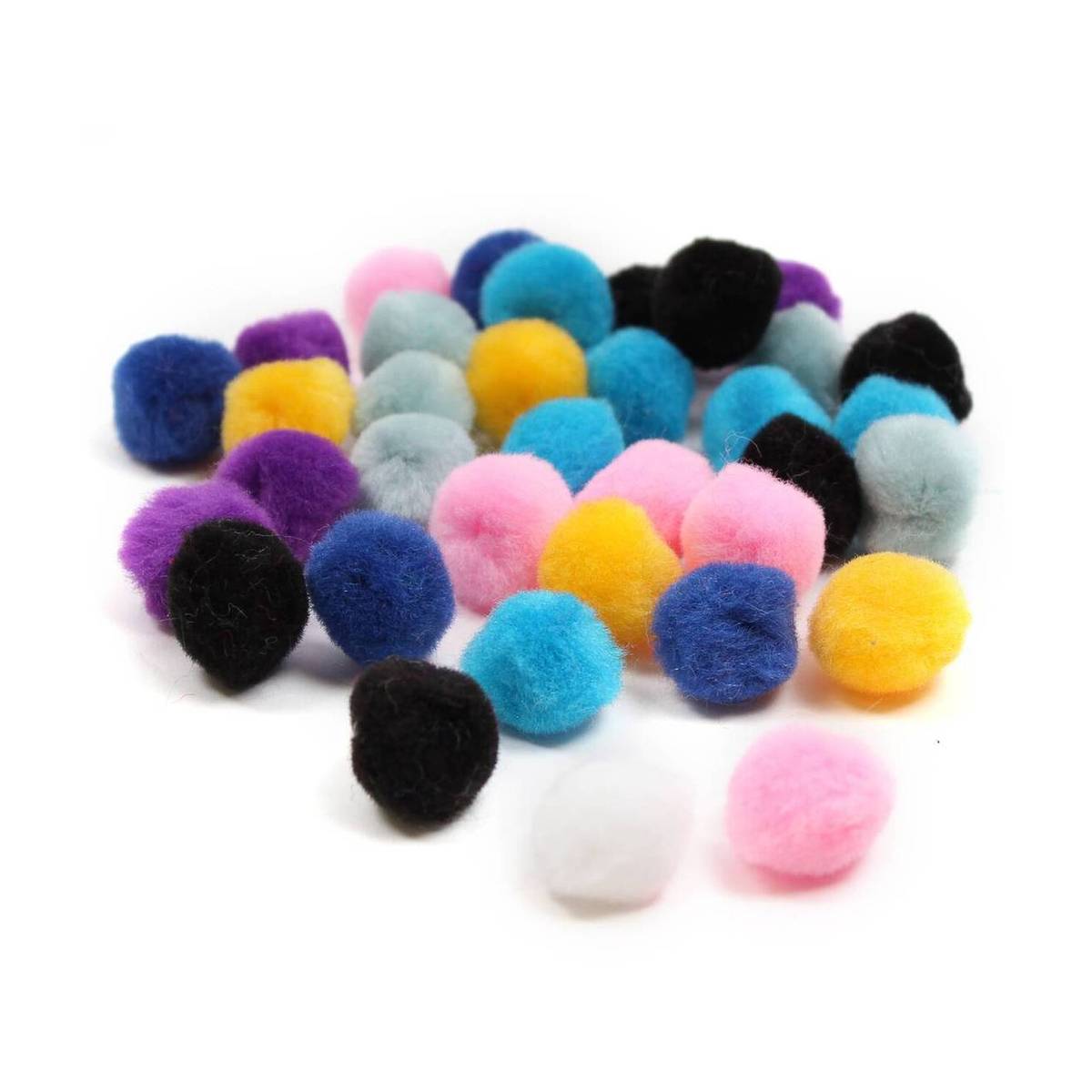  Very Large Assorted Pom Poms for DIY Creative Crafts  Decorations, Assorted Colors (50Pack 2.5 Inch) : Arts, Crafts & Sewing
