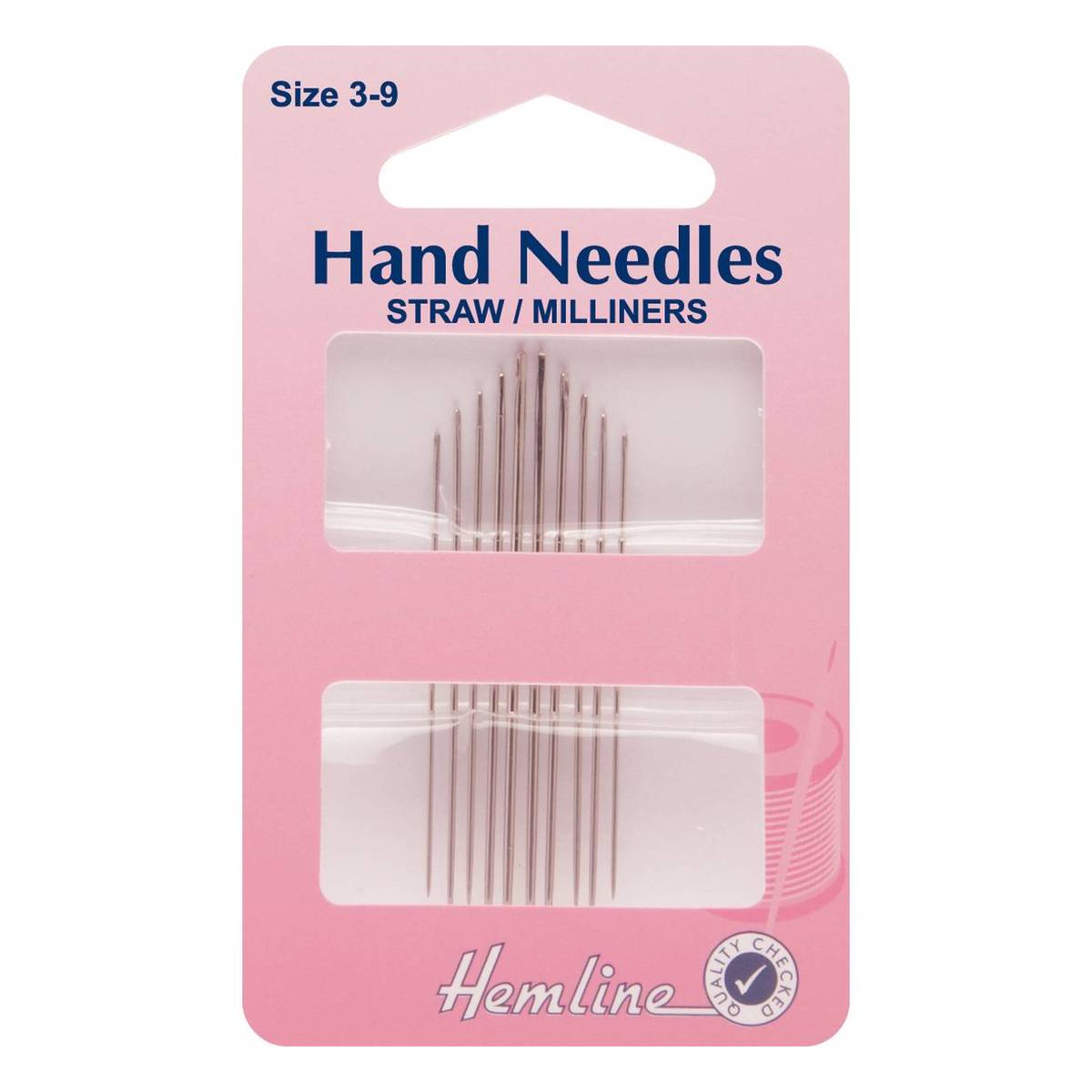 Hemline No. 3 to 9 Milliners or Straw Needle 10 Pack | Hobbycraft