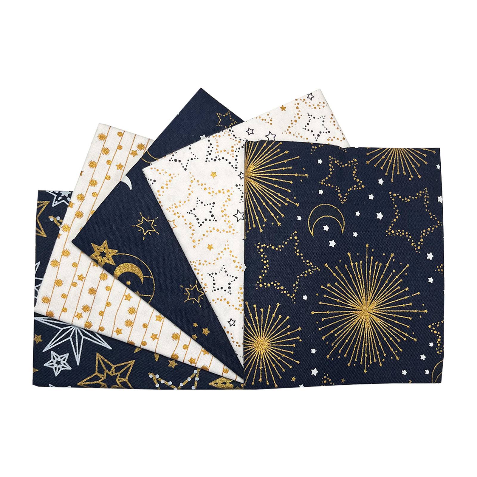 Starry Nights Cotton Fat Quarters 5 Pack | Hobbycraft