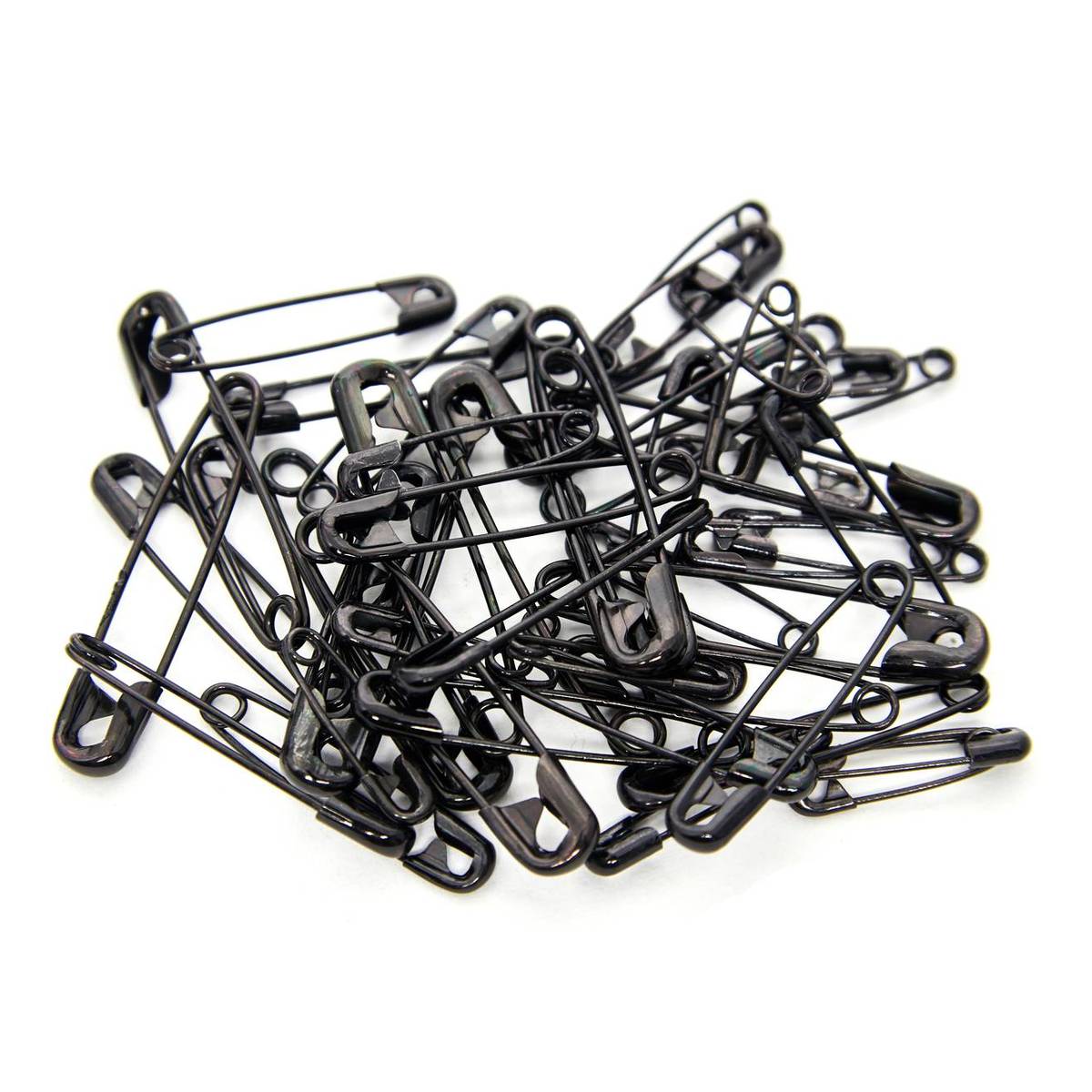 Safety Pins: Dressmaker Safety Pins 3/4 Inch Long - Black