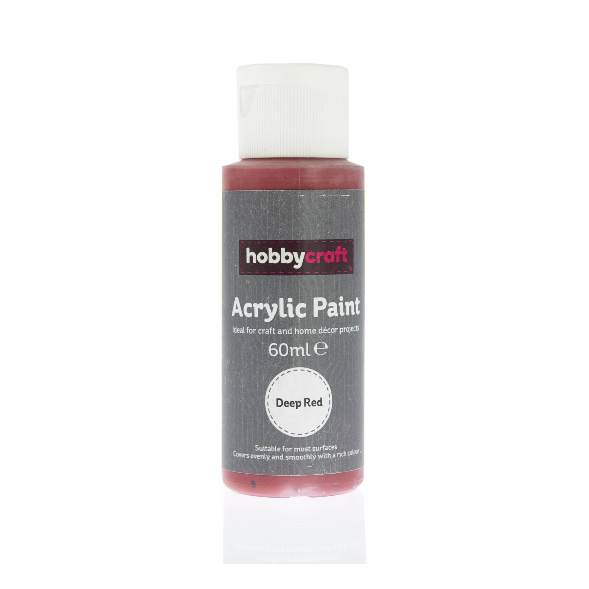 Deep Red Acrylic Craft Paint 60ml