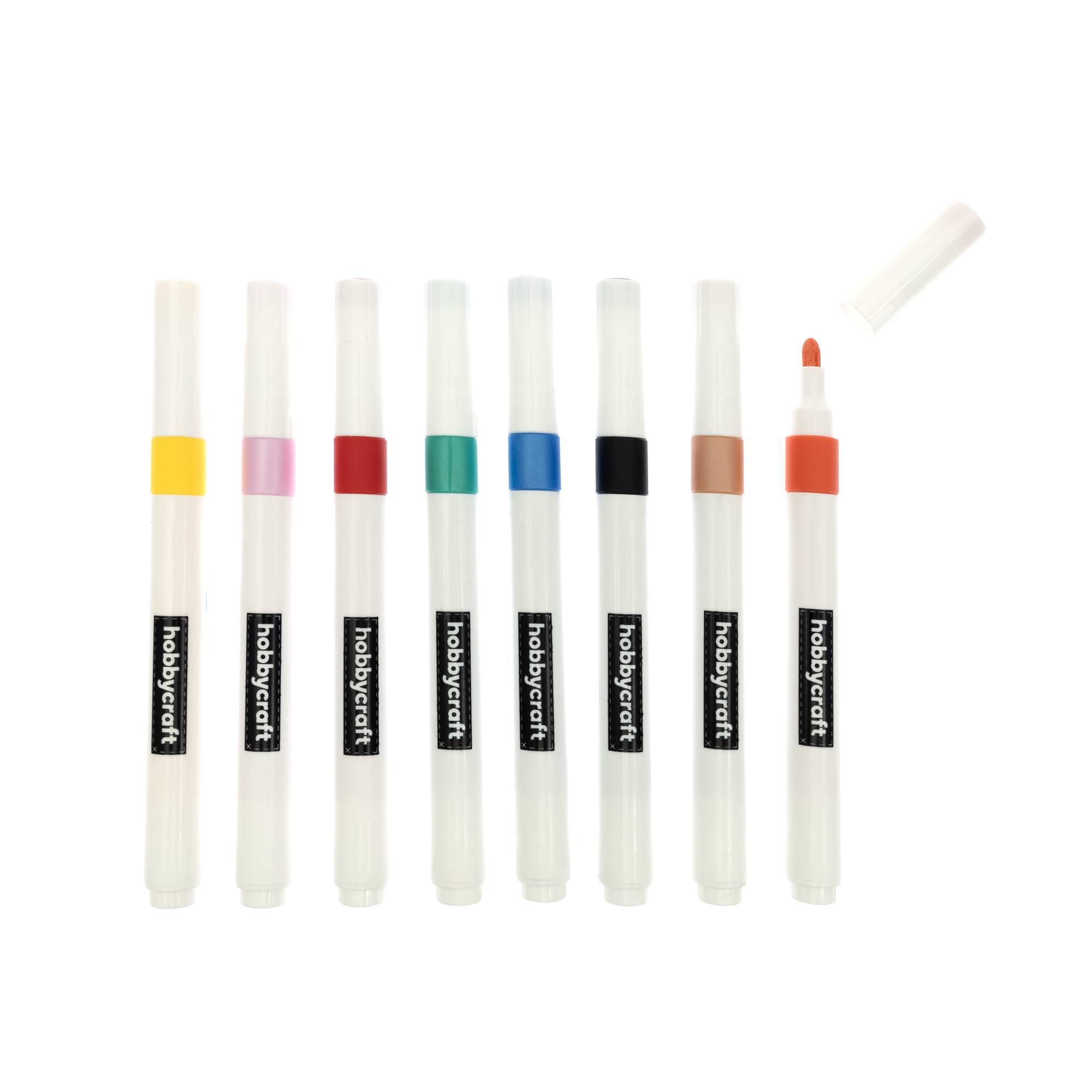 Glass Markers 8 Pack | Hobbycraft