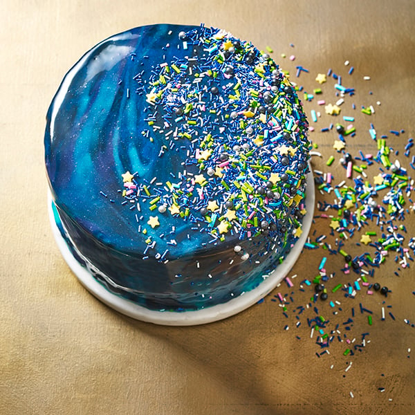 Galaxy Cake | 7th Blogiversary — chocolate & connie