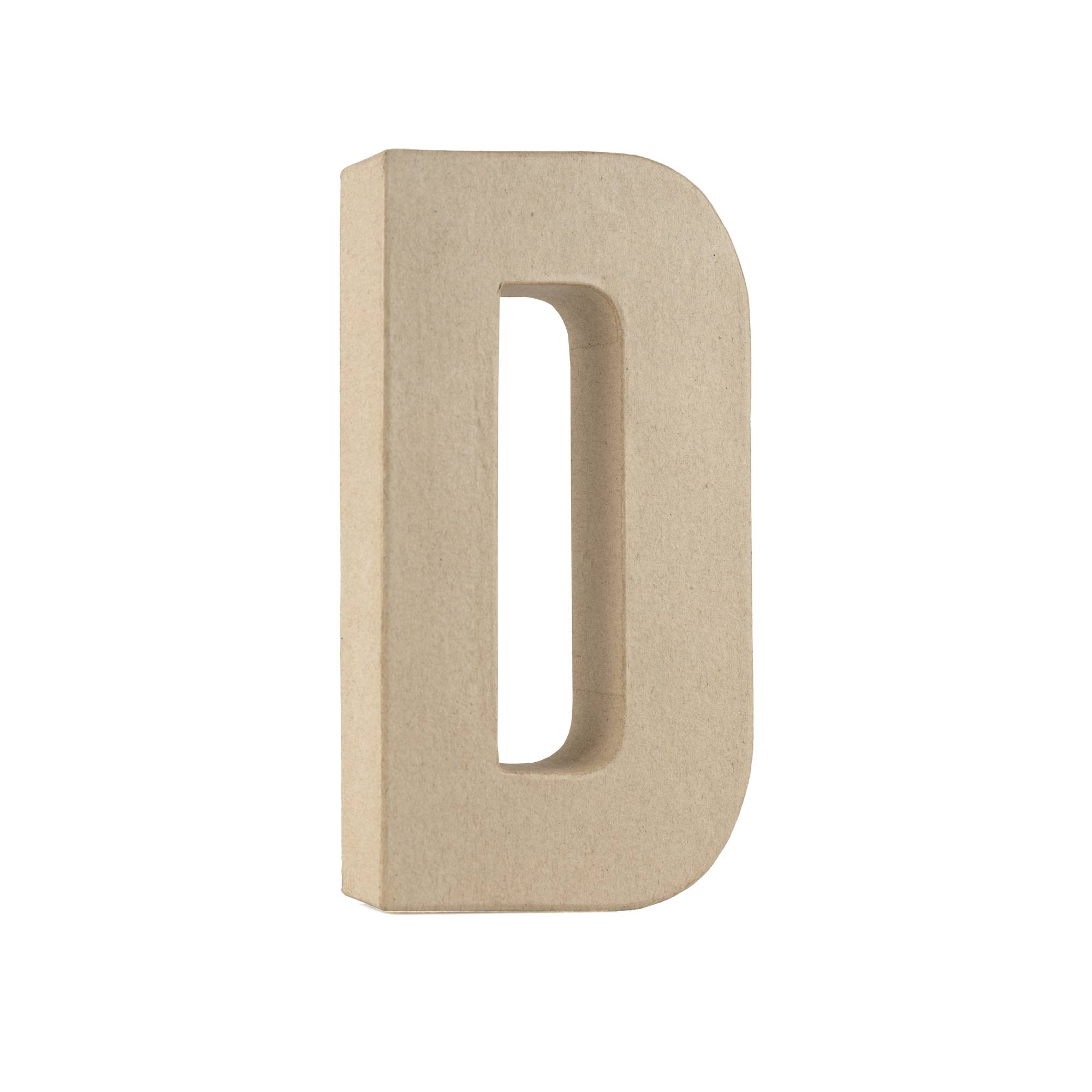 Mache Letter D 20cm