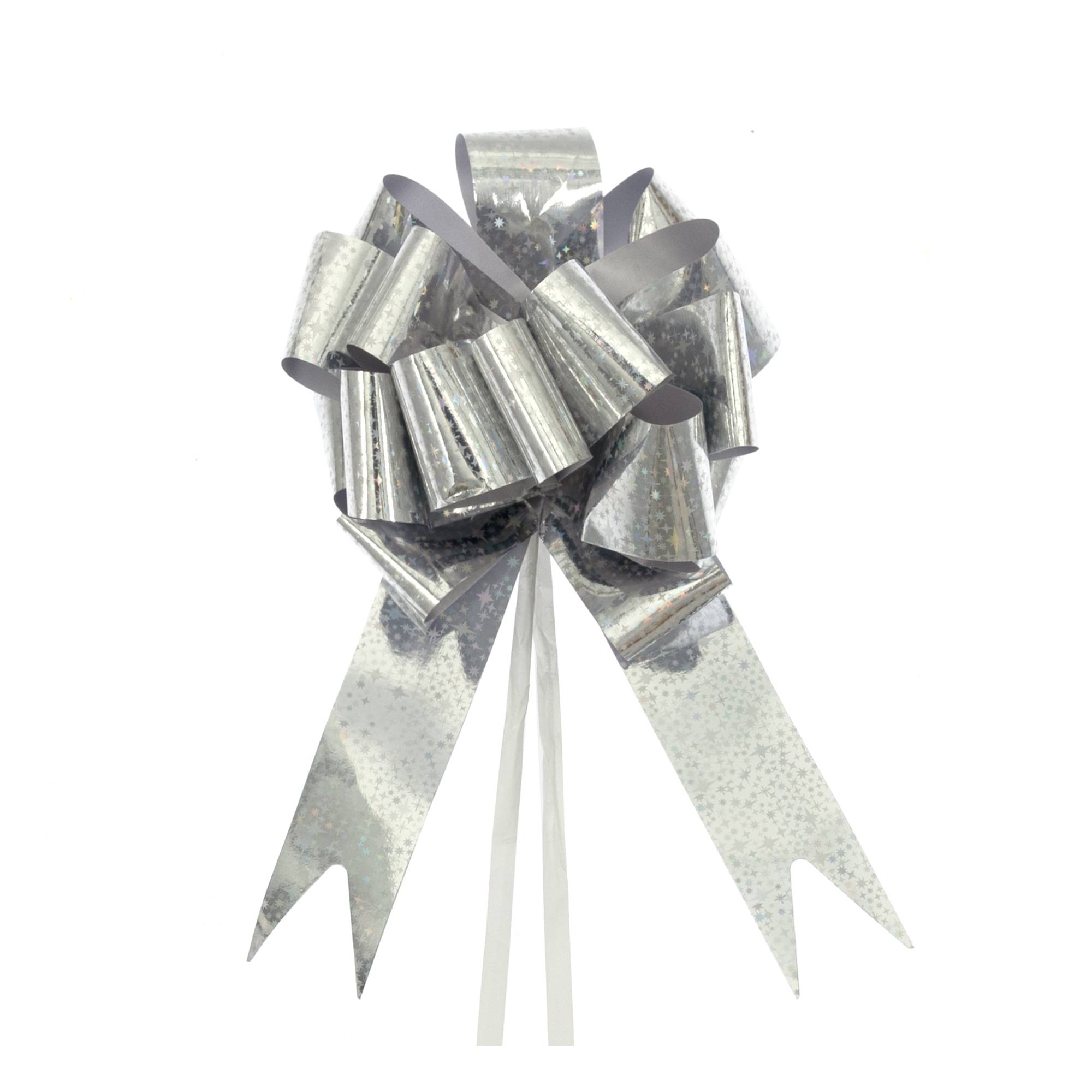 Silver Pull Bow | Hobbycraft