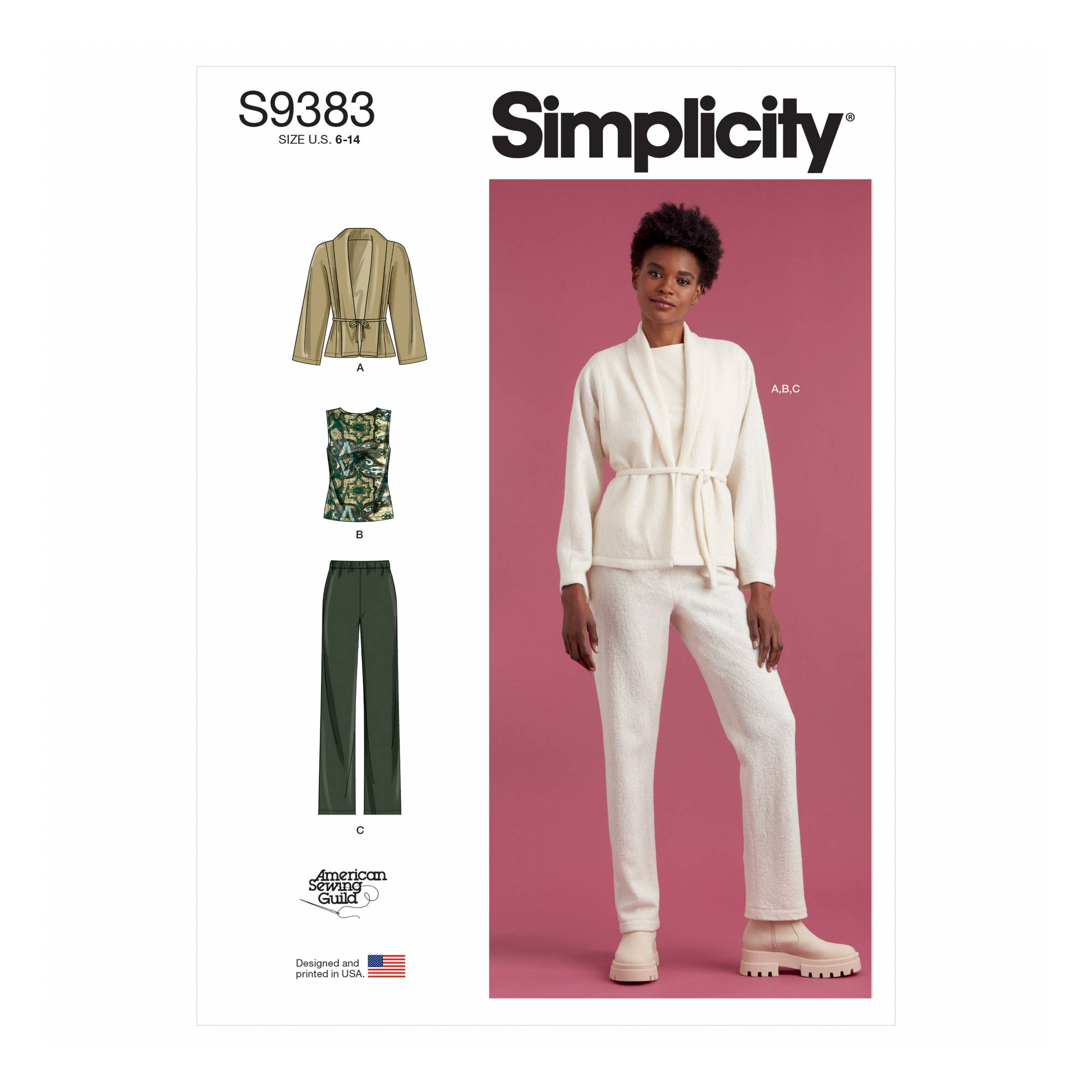 Simplicity SS9235U5 Misses' Pleated Pants Sewing Pattern Kit, Design Code  S9235, Sizes 16-24 : Amazon.in