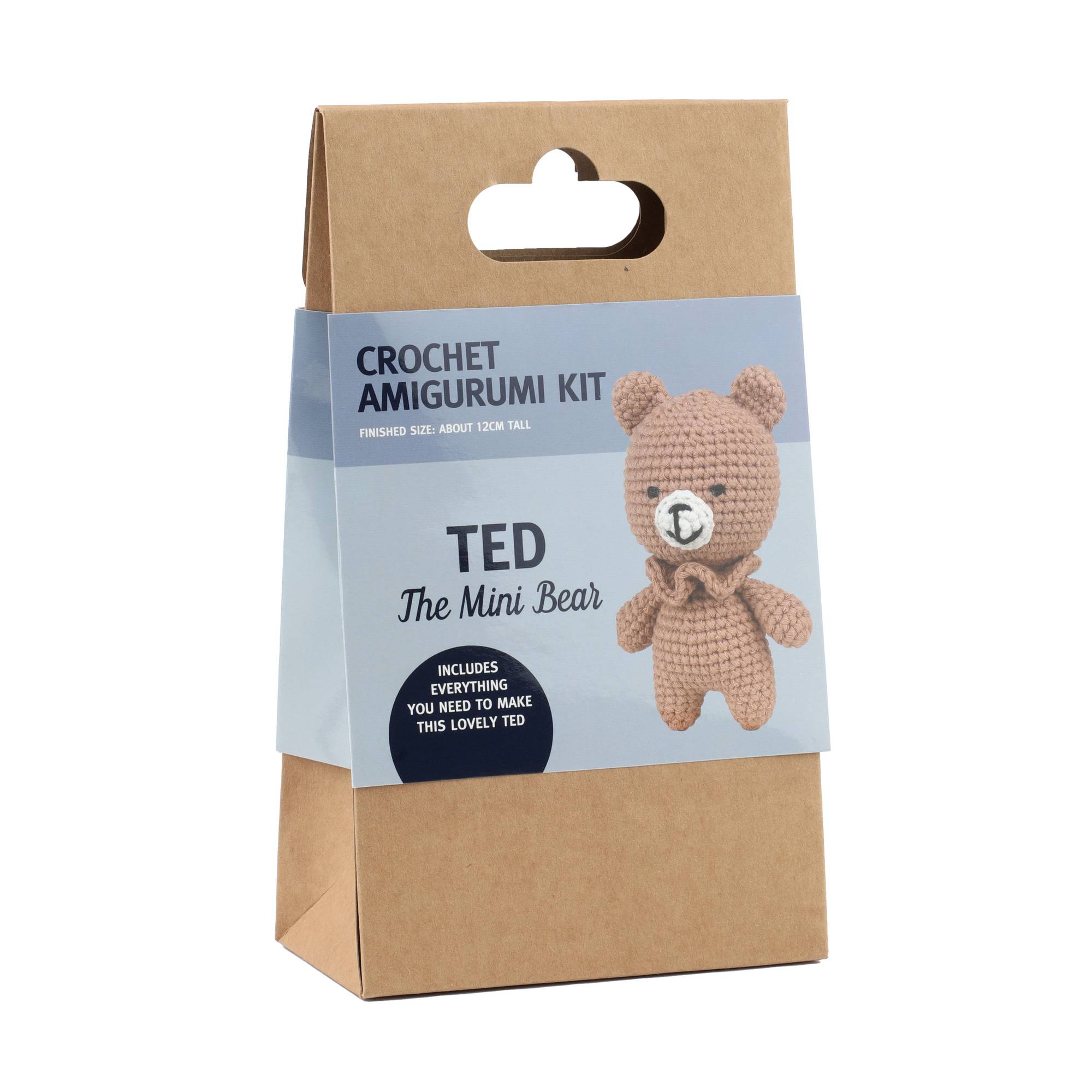 Bear 2.7X2.7 Mini Crochet Kit - Fabric Editions