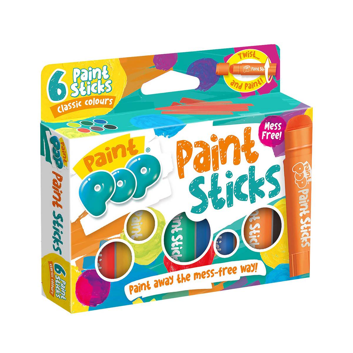 Paint Pop Paint Sticks 6 Pack | Hobbycraft