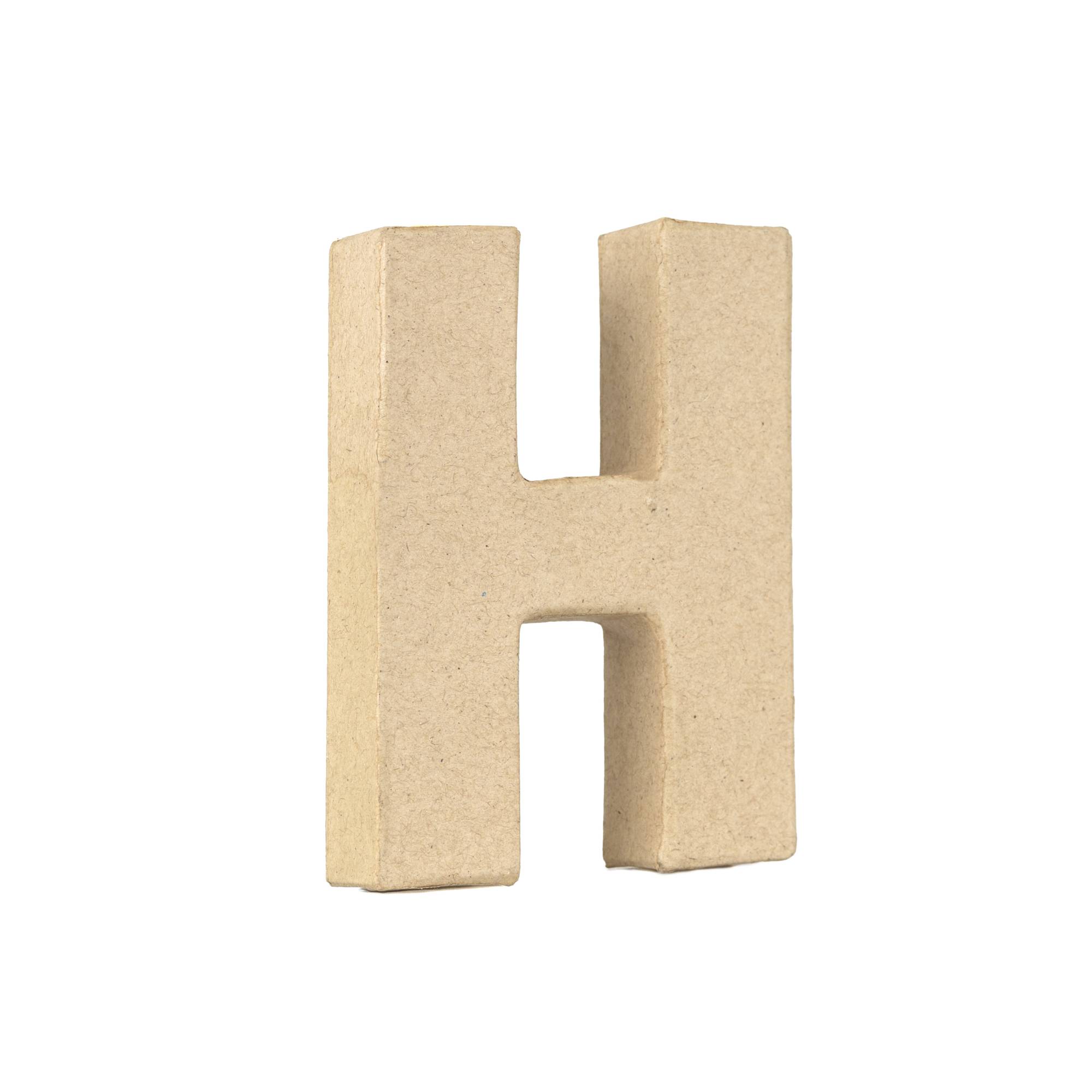 Mini Mache Letter H 10cm | Hobbycraft