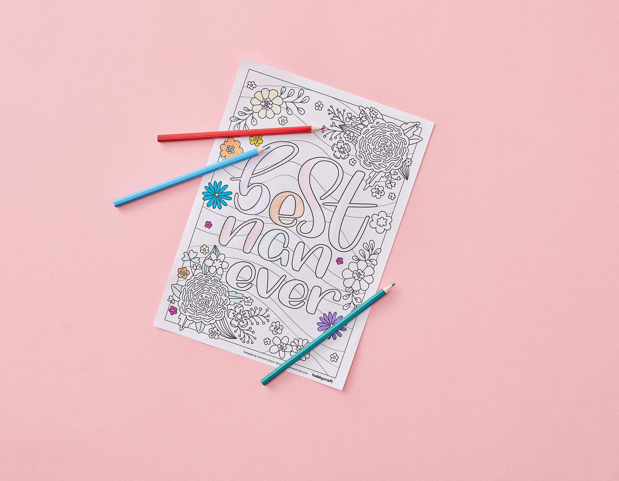 Free Best Nan Colouring Sheet | Hobbycraft