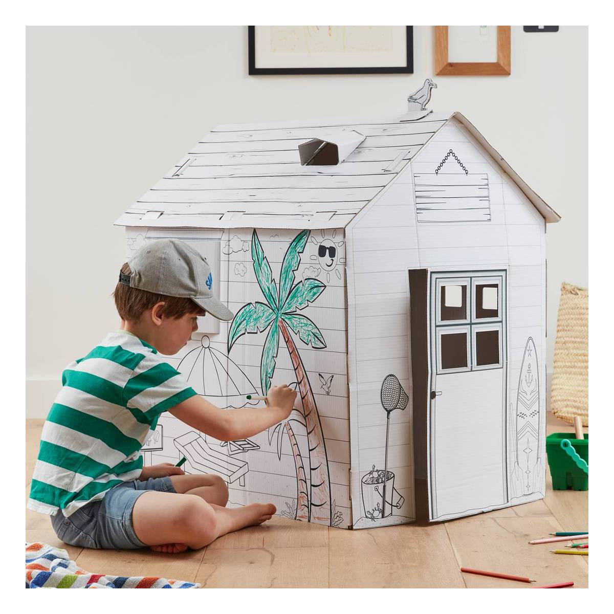 colour-in-cardboard-beach-hut-88cm-hobbycraft