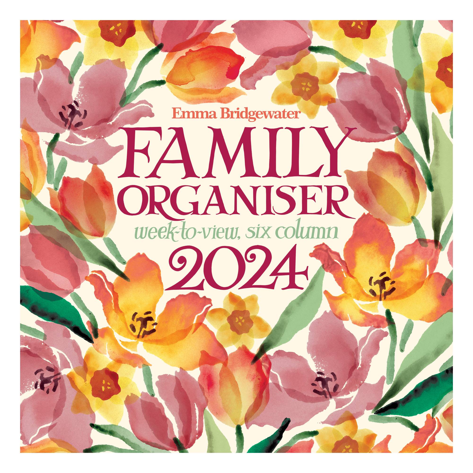 Emma Bridgewater Tulips Family Organiser 2024 Hobbycraft