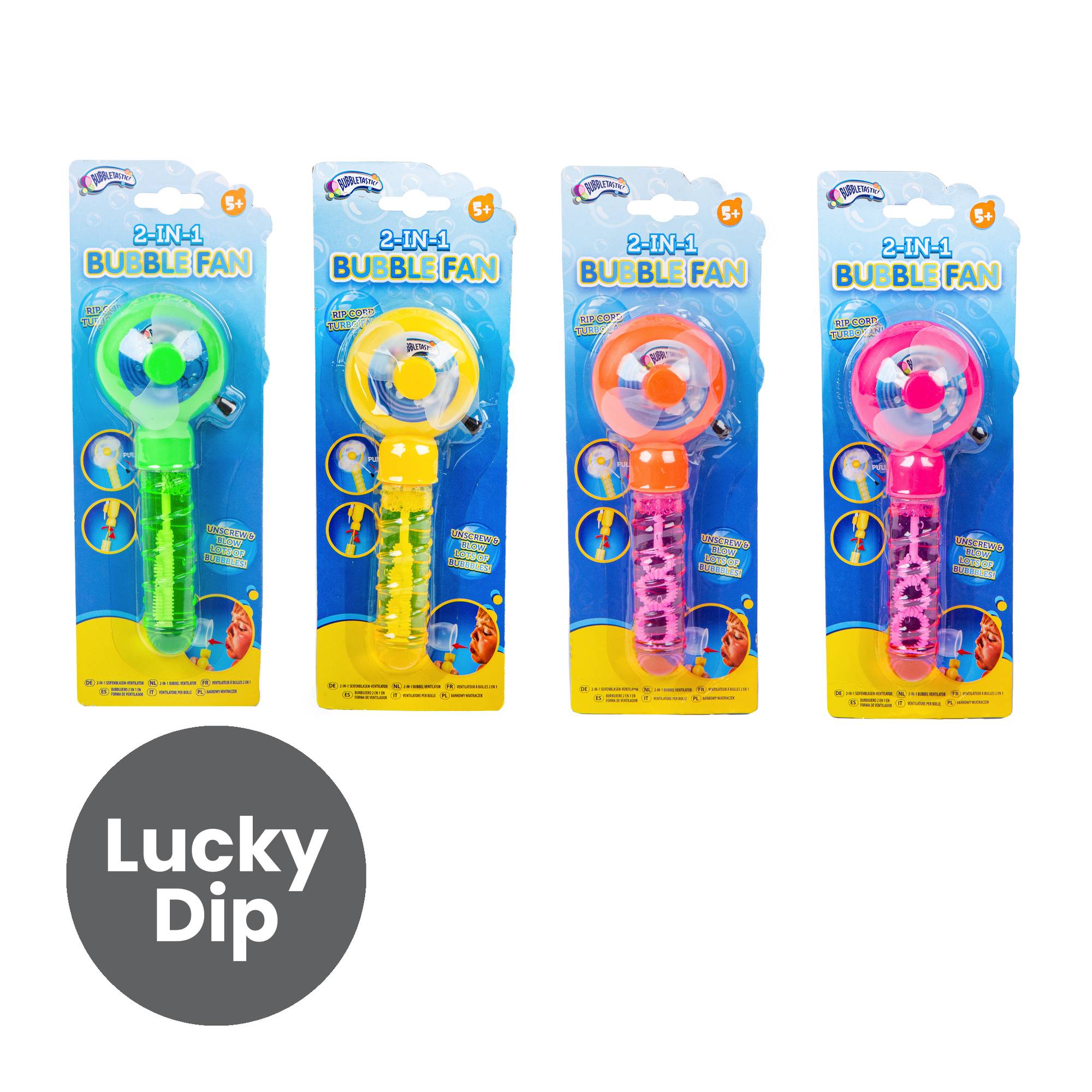 Assorted Bubbletastic 2-in-1 Bubble Fan | Hobbycraft