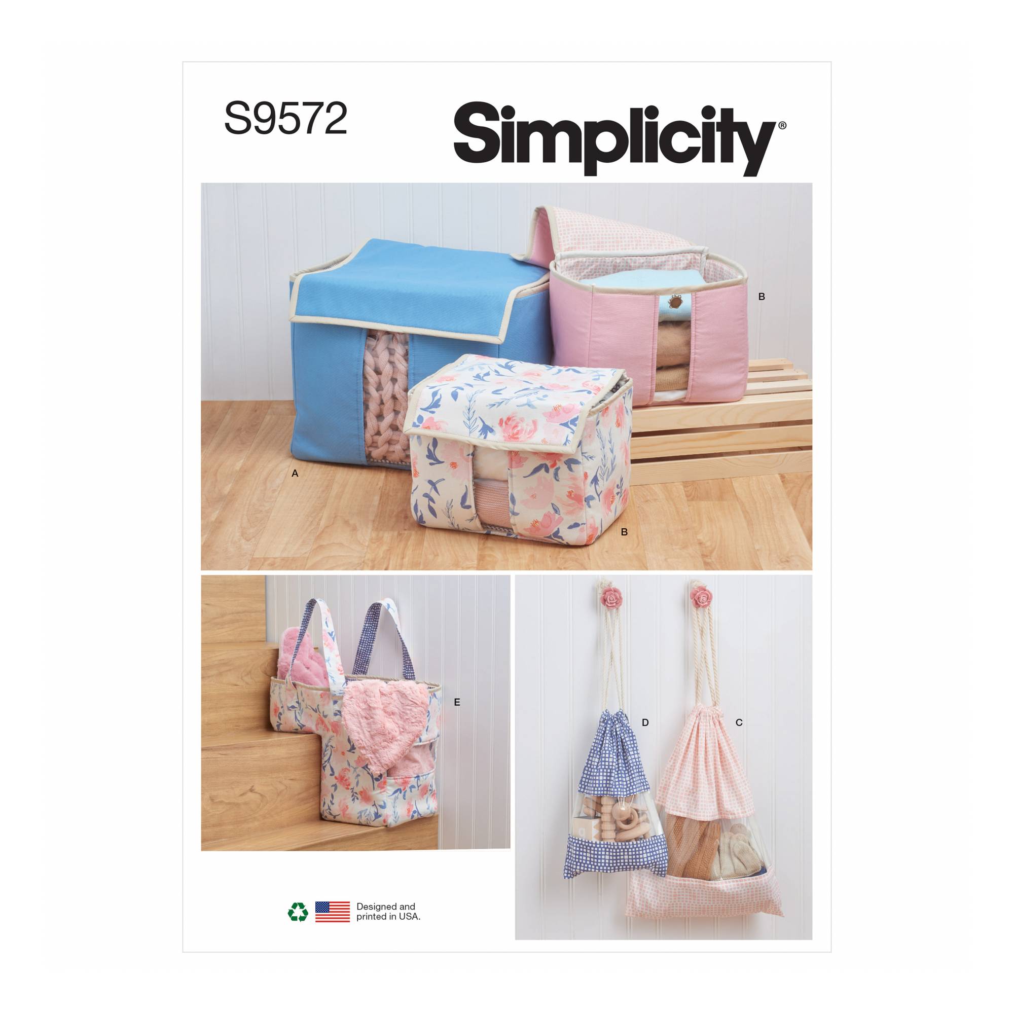 Simplicity patterns store purse organizer