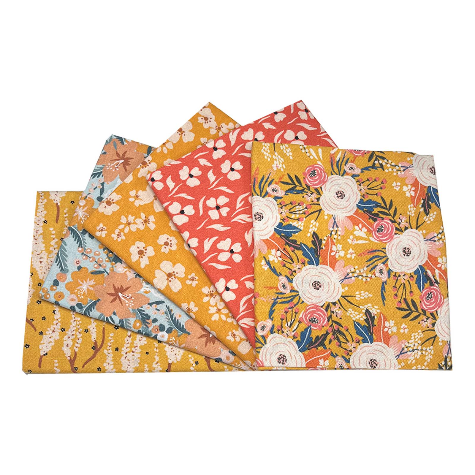 Meadow Flowers Cotton Fat Quarters 5 Pack | Hobbycraft